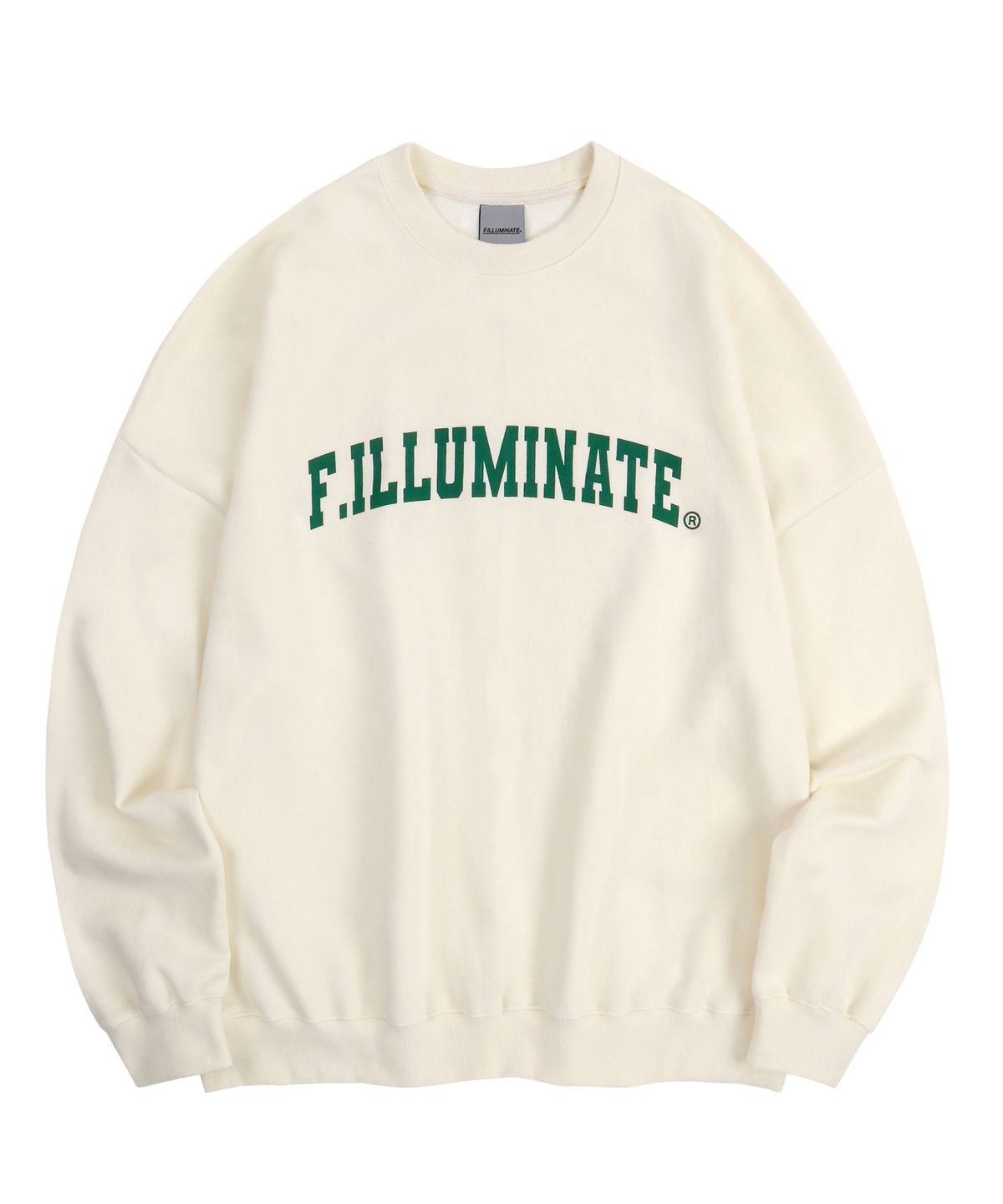 필루미네이트(FILLUMINATE) 오버핏 아치 로고 스웨트 셔츠-8Color