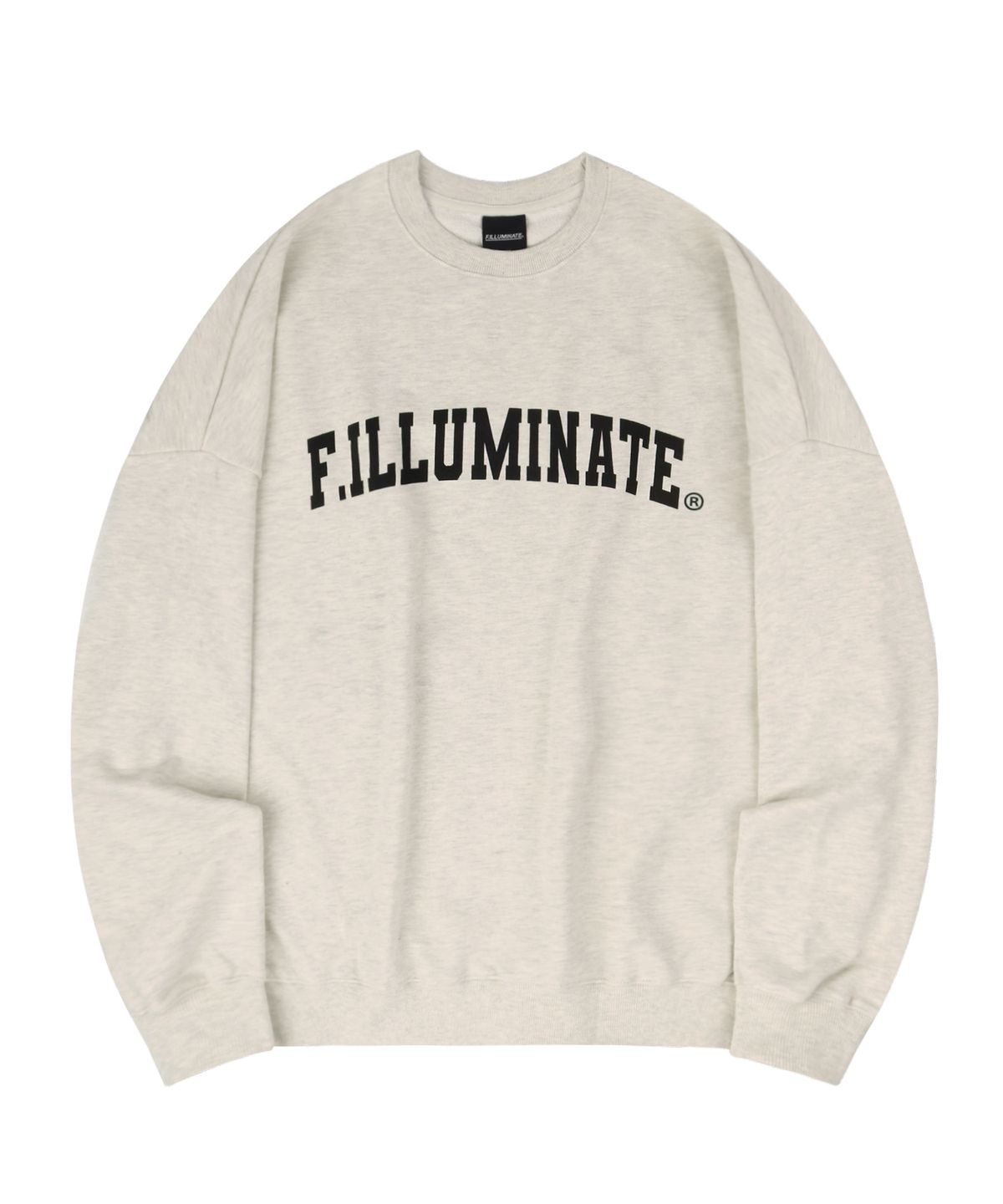 필루미네이트(FILLUMINATE) 오버핏 아치 로고 스웨트 셔츠-8Color