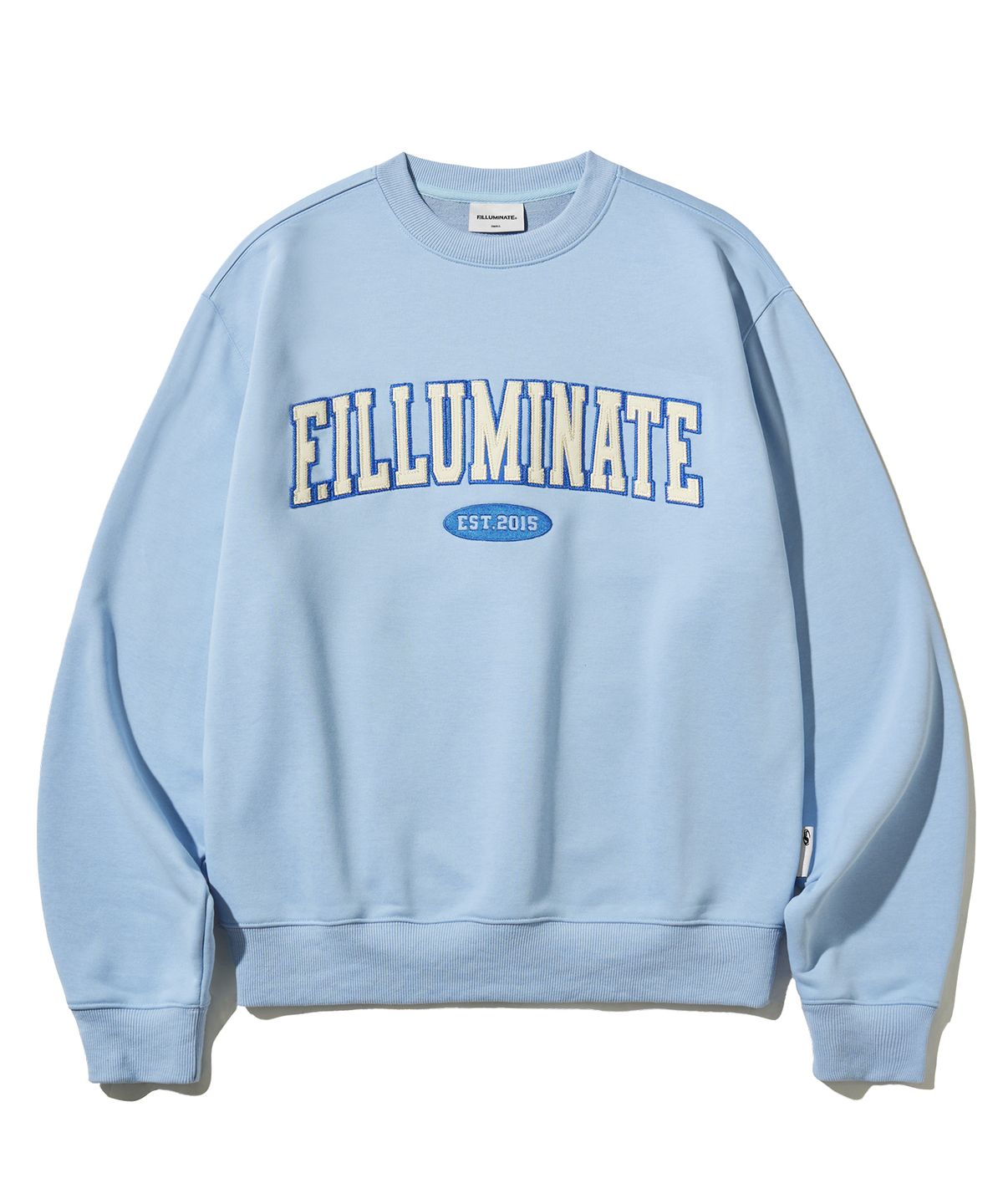 필루미네이트(FILLUMINATE) 오버핏 아치 로고 스웨트 셔츠-3Color