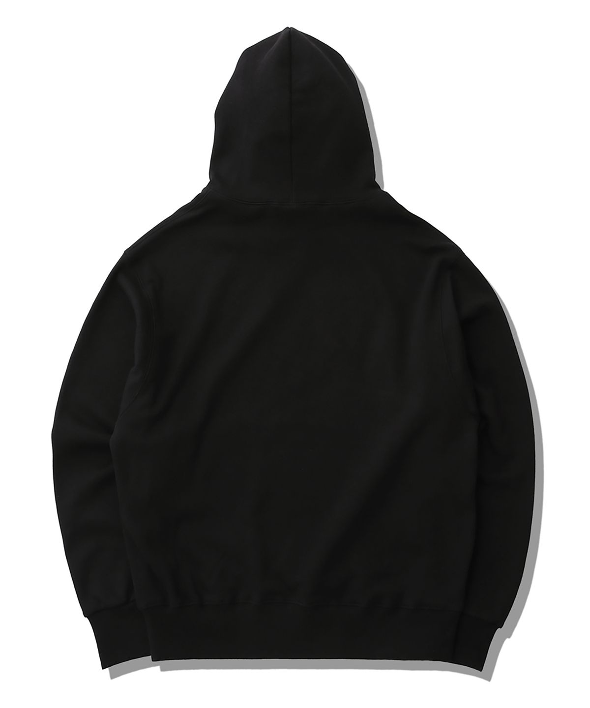 배드블루(BADBLUE) B Patch College Hoodie Black