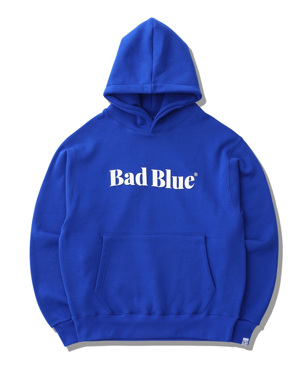배드블루(BADBLUE) Logo Puff Hoodie Royalblue