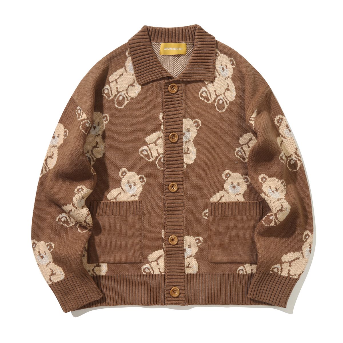 메인부스(MAINBOOTH) Teddy Bear Cardigan(COCOA)