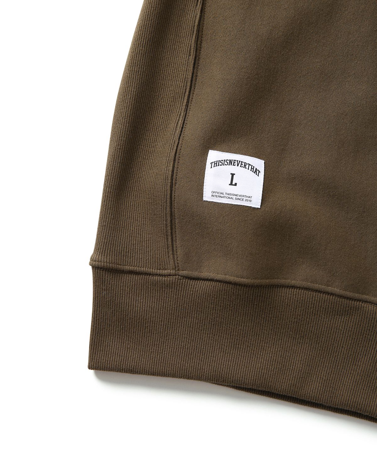 디스이즈네버댓(THISISNEVERTHAT) NEW VISION Crewneck Olive