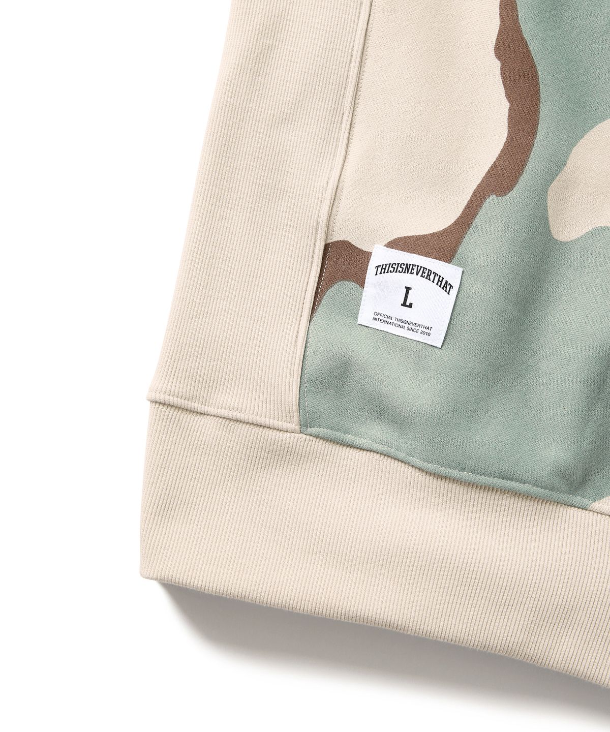디스이즈네버댓(THISISNEVERTHAT) NEW VISION Crewneck Camo
