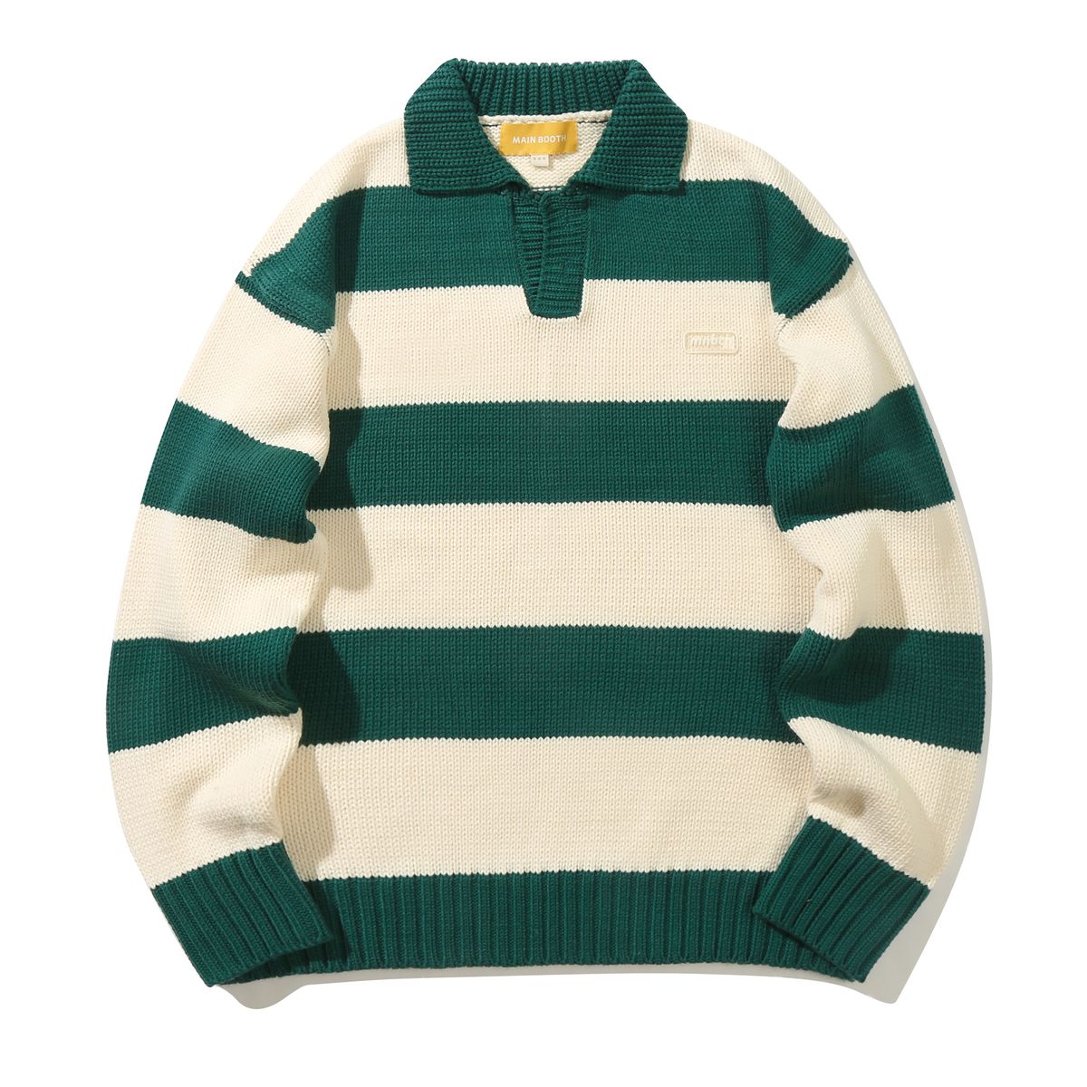 메인부스(MAINBOOTH) Traveler Oversized Sweater(TEAL GREEN)