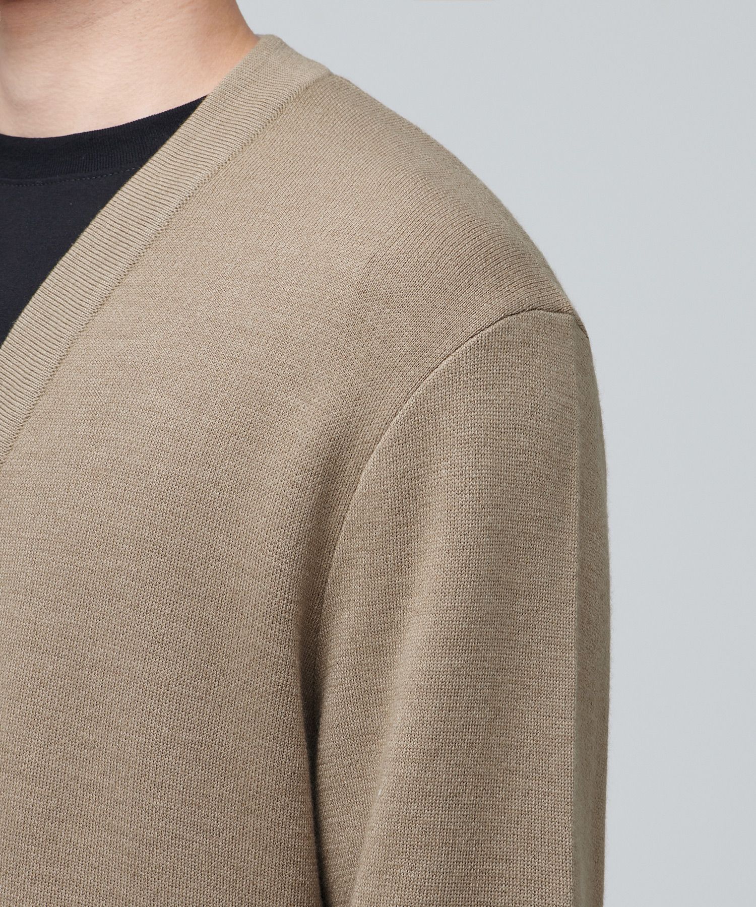 MUSINSA | MUSINSA STANDARD MINIMAL CARDIGAN [BEIGE