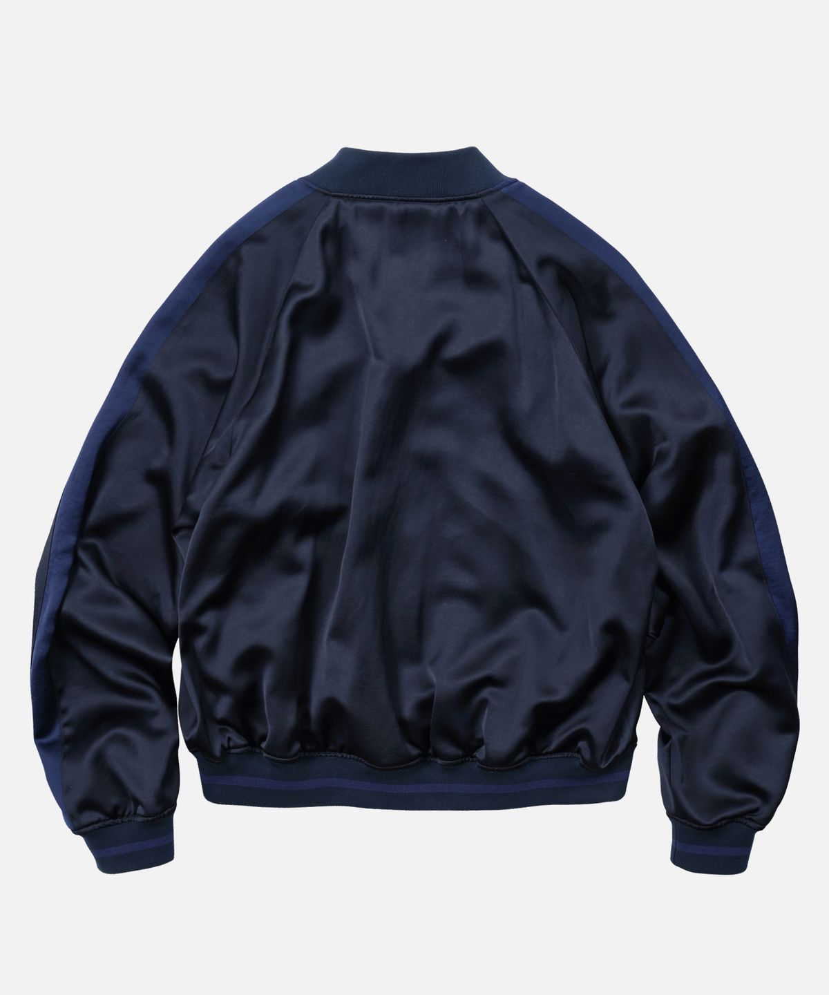 프리즘웍스(FRIZMWORKS) VISCOSE SATIN JACKET _ NAVY
