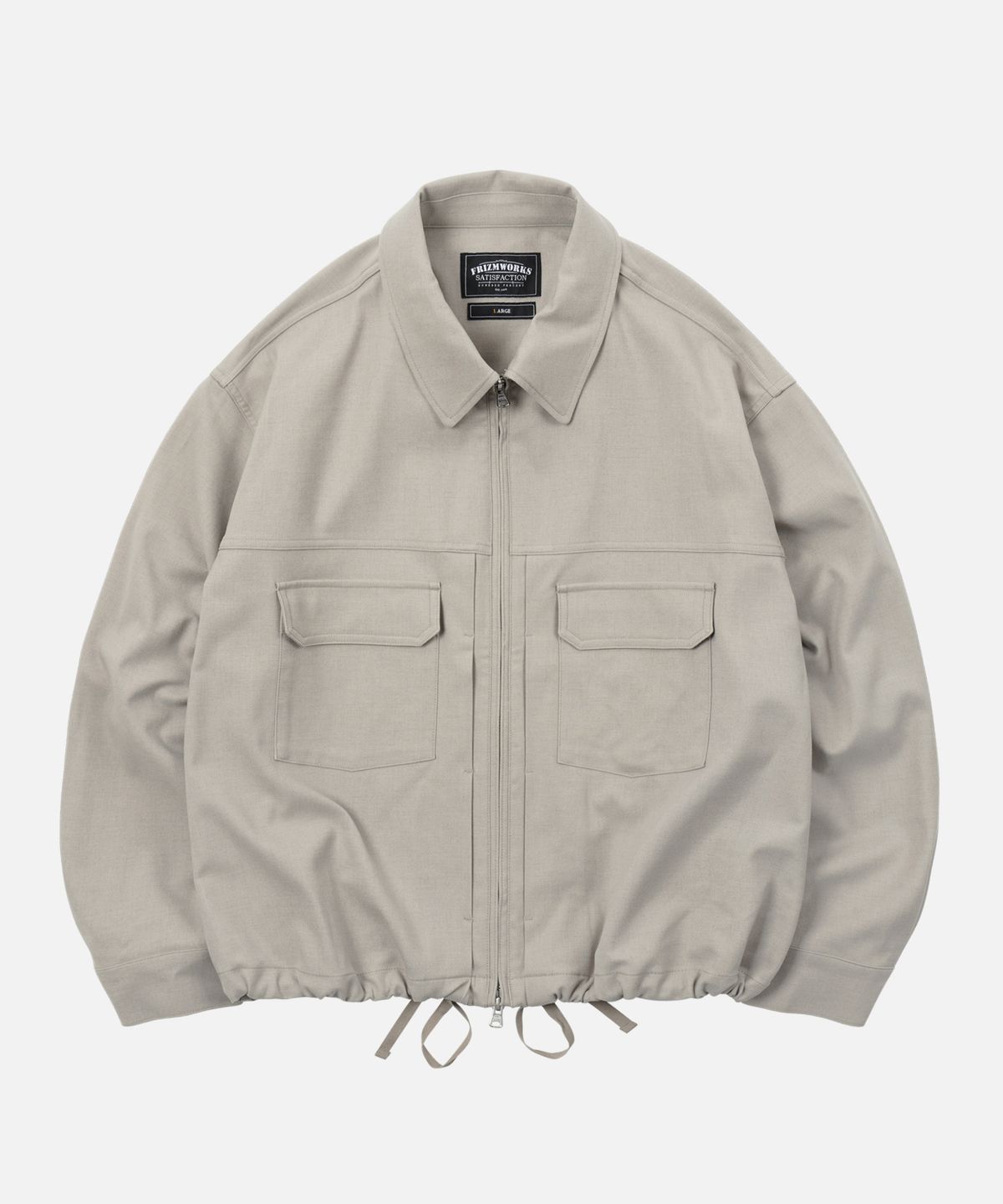 프리즘웍스(FRIZMWORKS) RELAXED TRUCKER JACKET _ LIGHT BEIGE