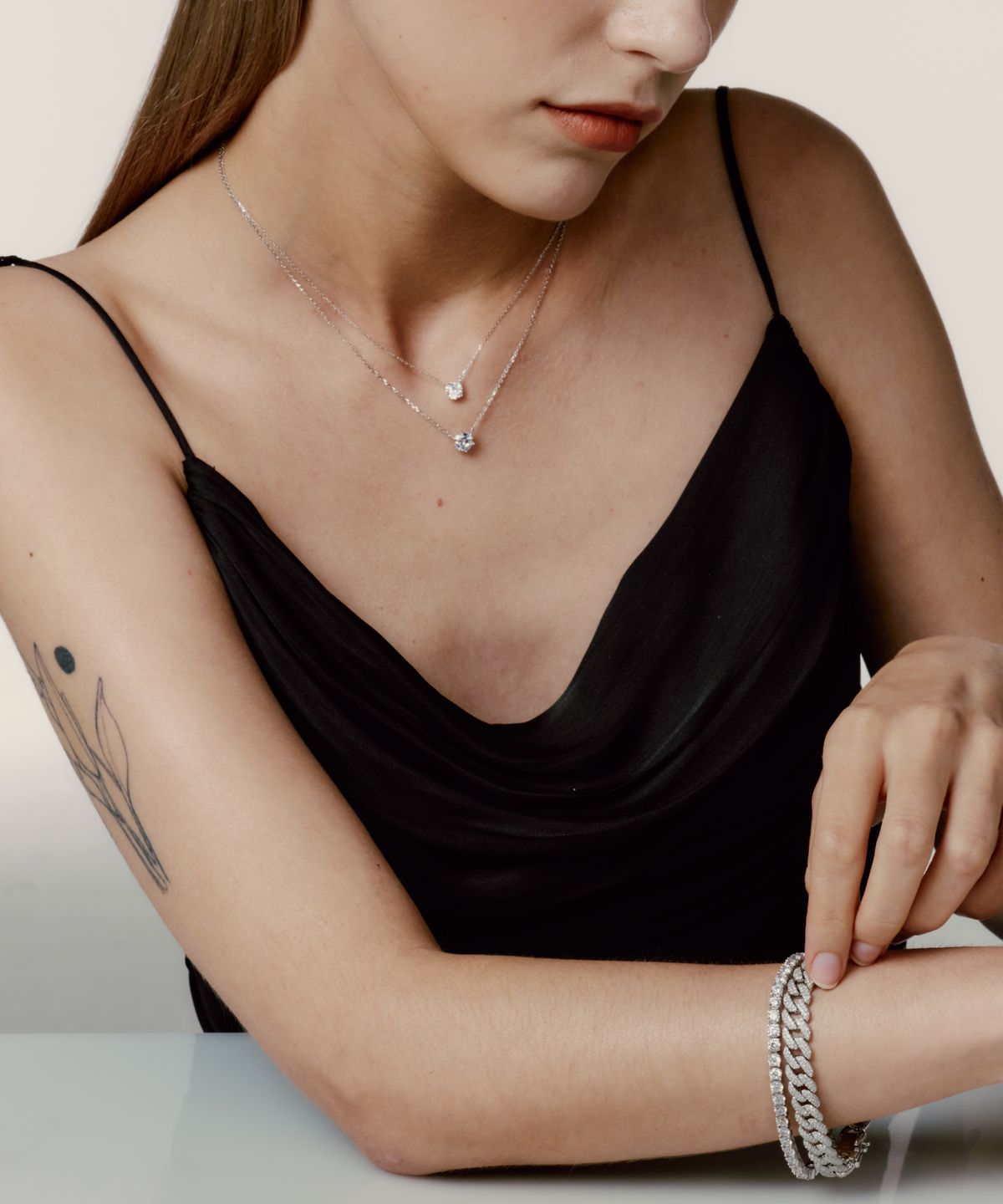레인드랍 쥬얼리(RAINDROP JEWELRY) 레인드랍 3MM 테니스 팔찌 [S925]
