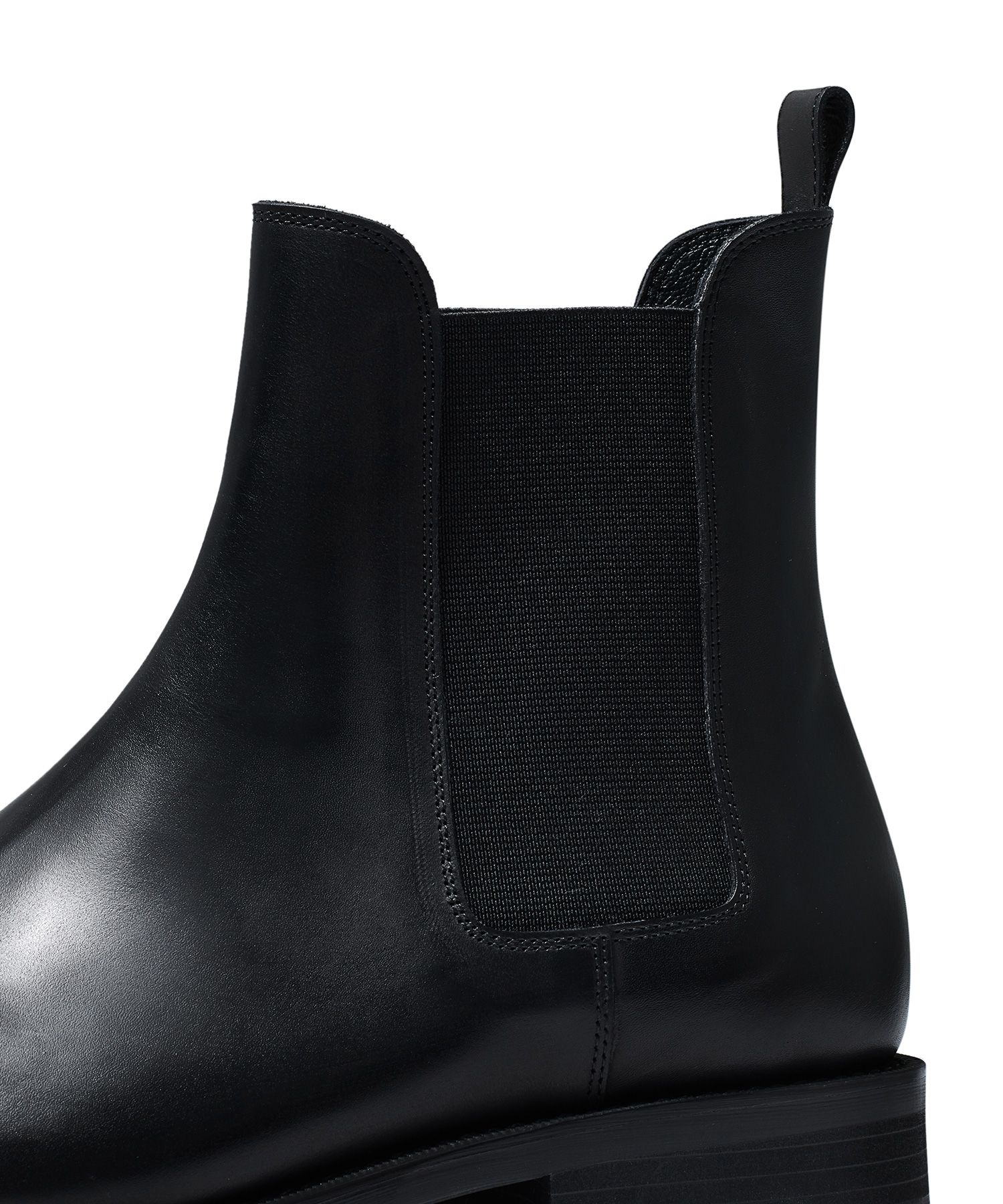 MUSINSA | MUSINSA STANDARD PLAIN CHELSEA BOOTS_BLACK