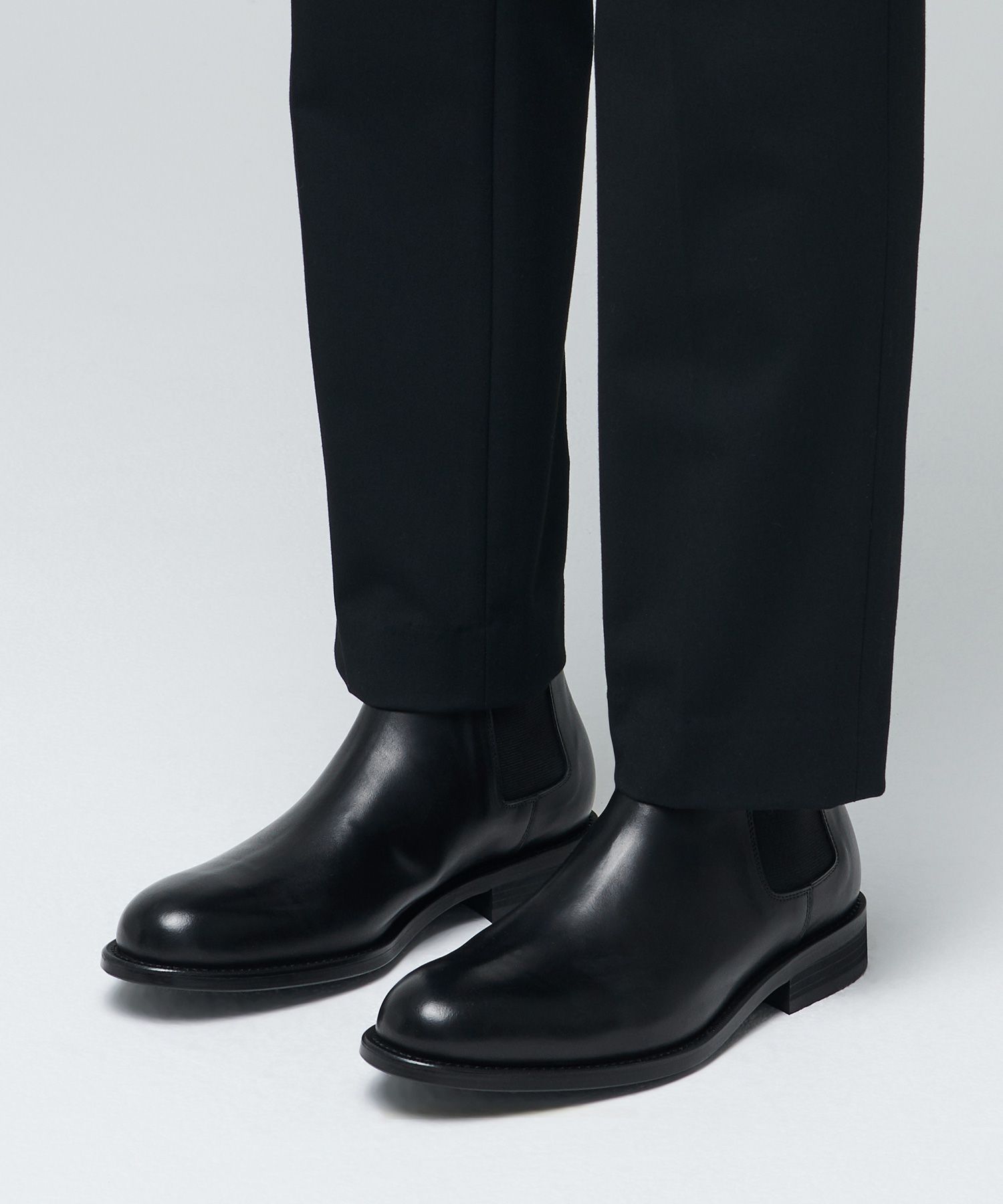 MUSINSA | MUSINSA STANDARD PLAIN CHELSEA BOOTS_BLACK