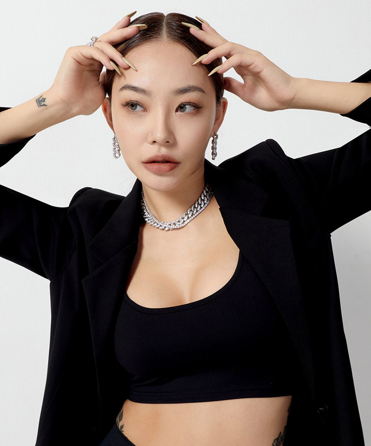 레인드랍 쥬얼리(RAINDROP JEWELRY) 레인드랍 3MM 테니스 초커 목걸이