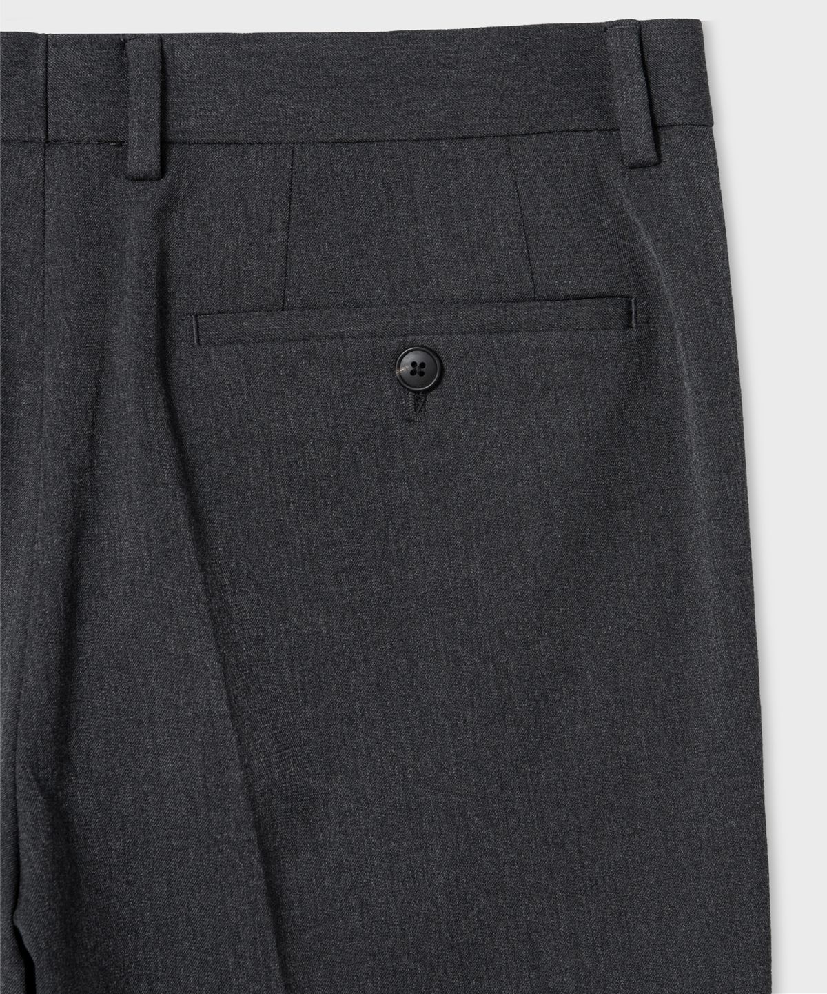 넌블랭크(NONBLANK) 세미 와이드 핏 슬랙스_CHARCOAL GREY