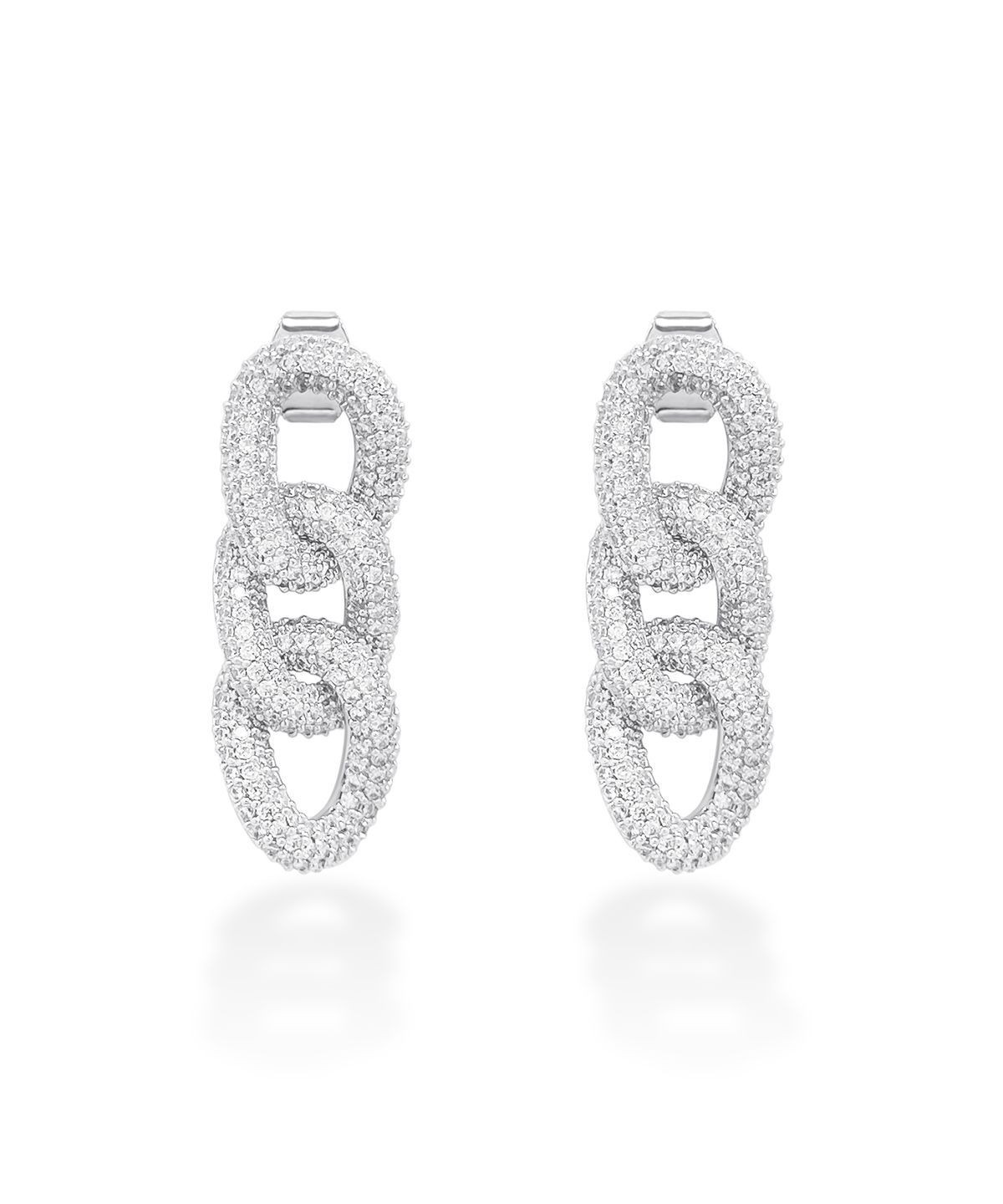레인드랍 쥬얼리(RAINDROP JEWELRY) 레인드랍 파베 쿠반 드롭 귀걸이