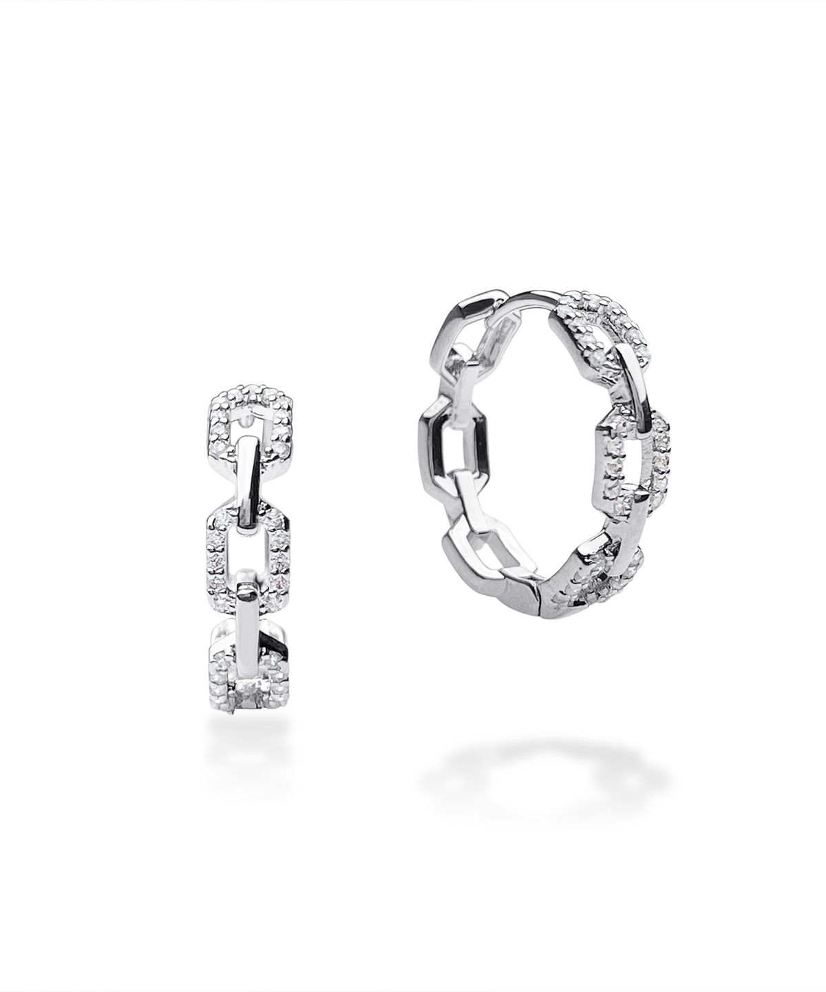 레인드랍 쥬얼리(RAINDROP JEWELRY) 레인드랍 체인 허기스 링 귀걸이