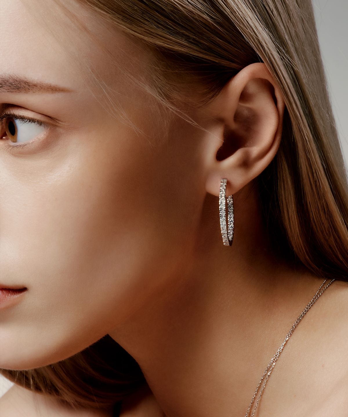 레인드랍 쥬얼리(RAINDROP JEWELRY) 레인드랍 테니스 허기스 링 귀걸이