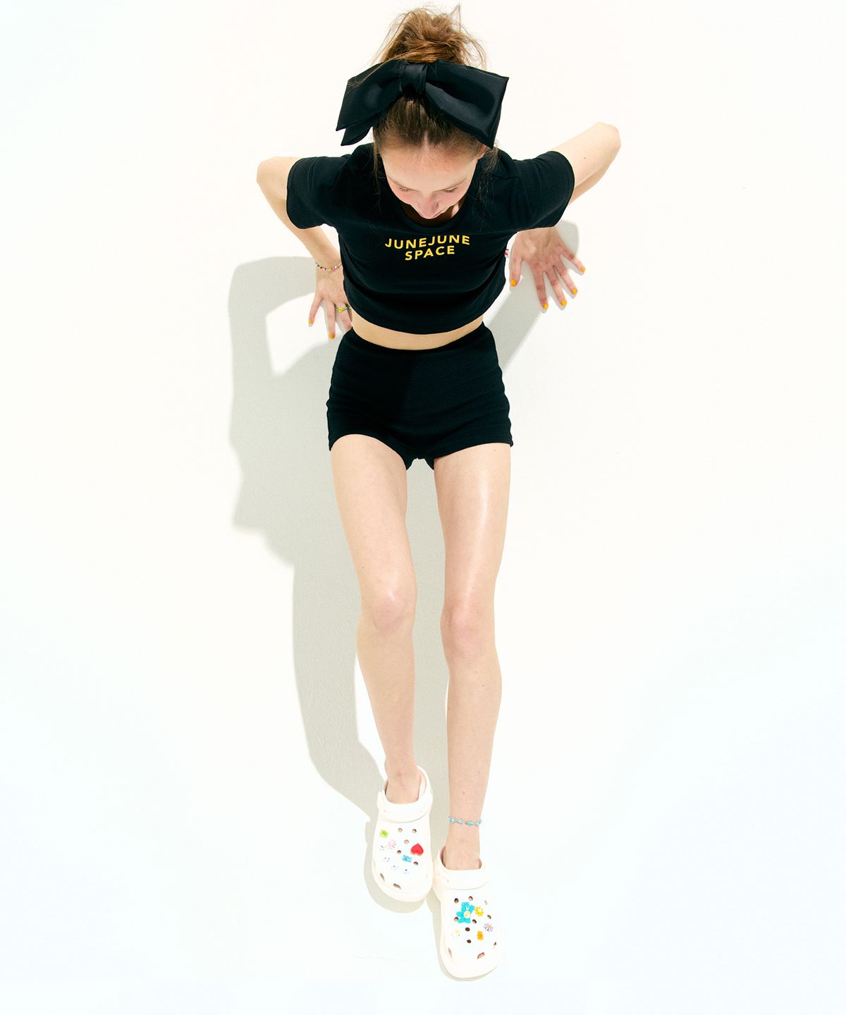 준준스페이스(JUNEJUNE SPACE) June June Space T Shirt_Black(준준스페이스 티셔츠_블랙)