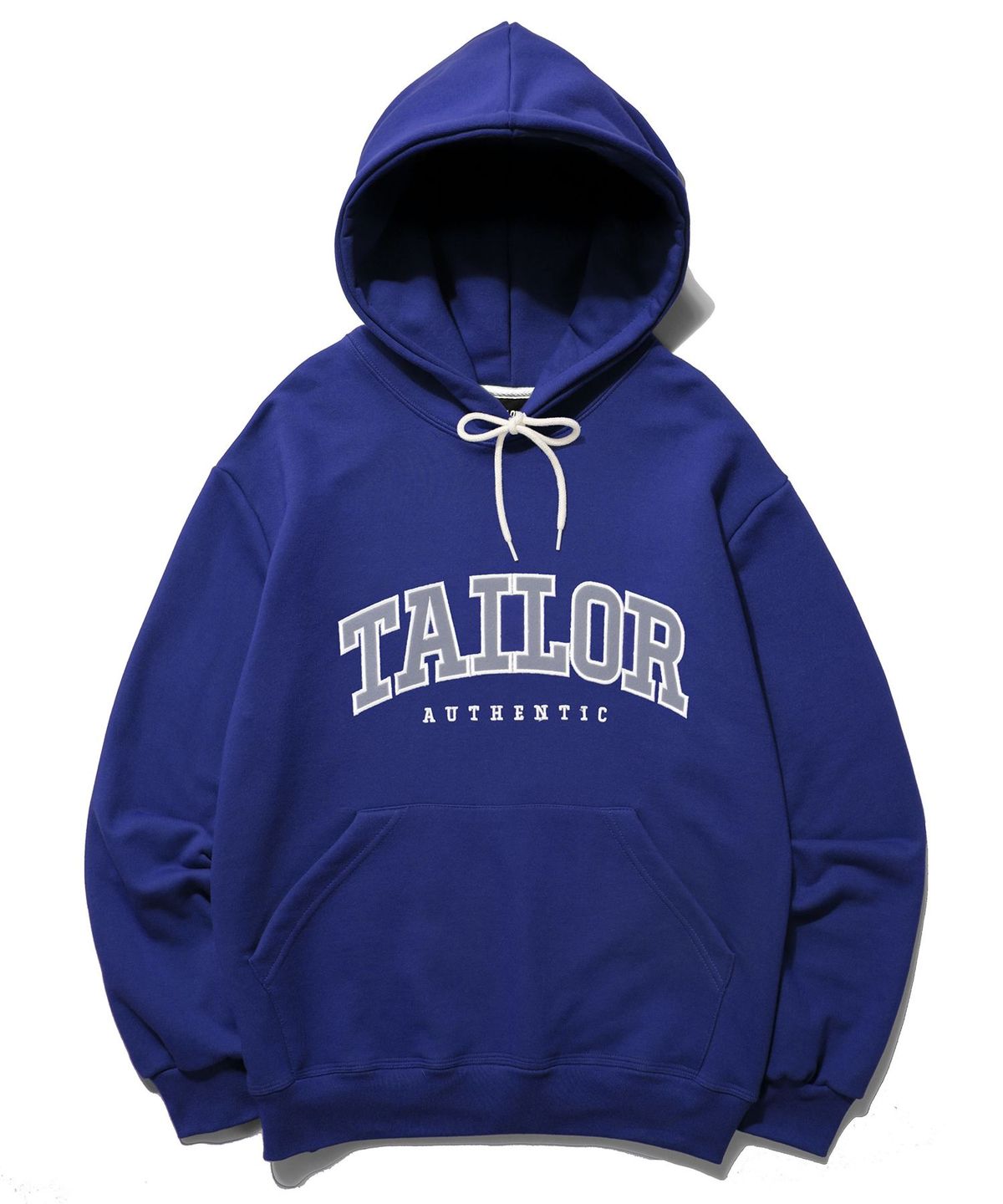 테일러 스튜디오(TAILOR STUDIO) [기모/NO기모] 엔비엘 로고 후드 (블루)