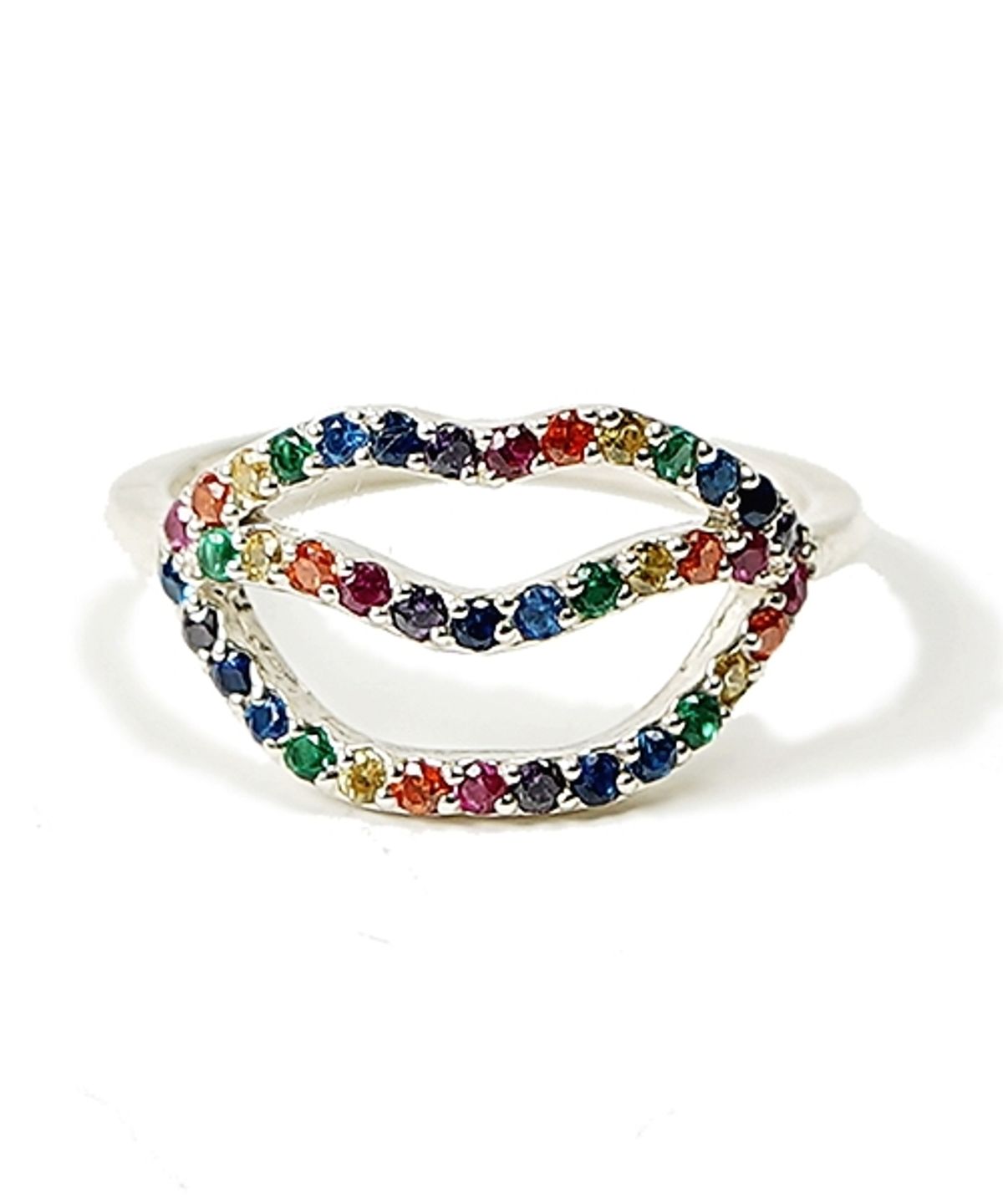 봉보(BONBEAU) Rainbow lips Ring 레인보우 입술반지