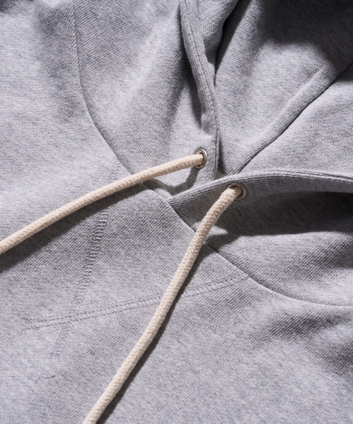 에이카화이트(AECA) BIG LOGO PULLOVER HOODIE-GREY/WHITE