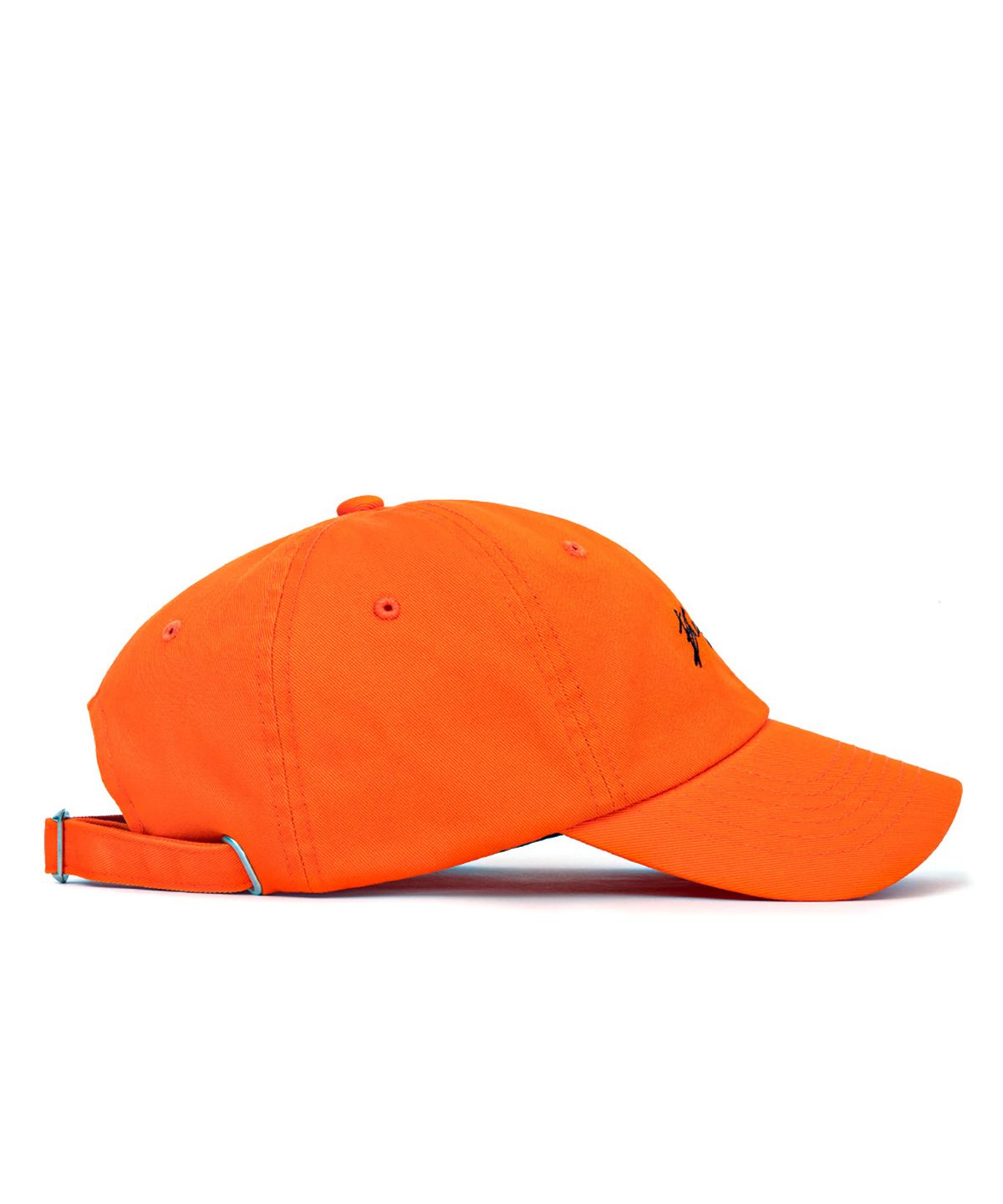 블랙블론드(BLACKBLOND) 비비디 스크립트 로고 캡 (오렌지)