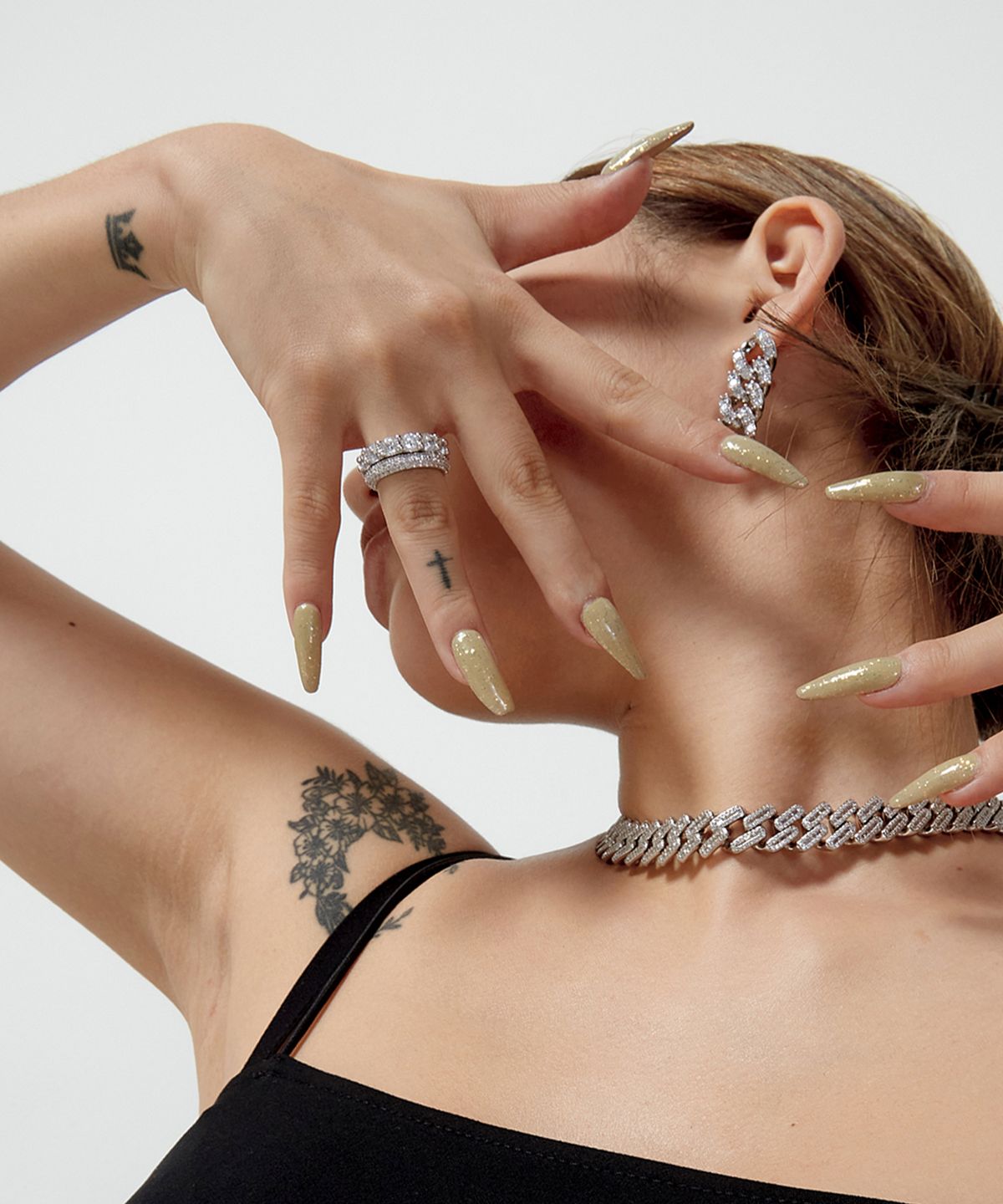 레인드랍 쥬얼리(RAINDROP JEWELRY) 레인드랍 라운드 파베 이터니티 반지