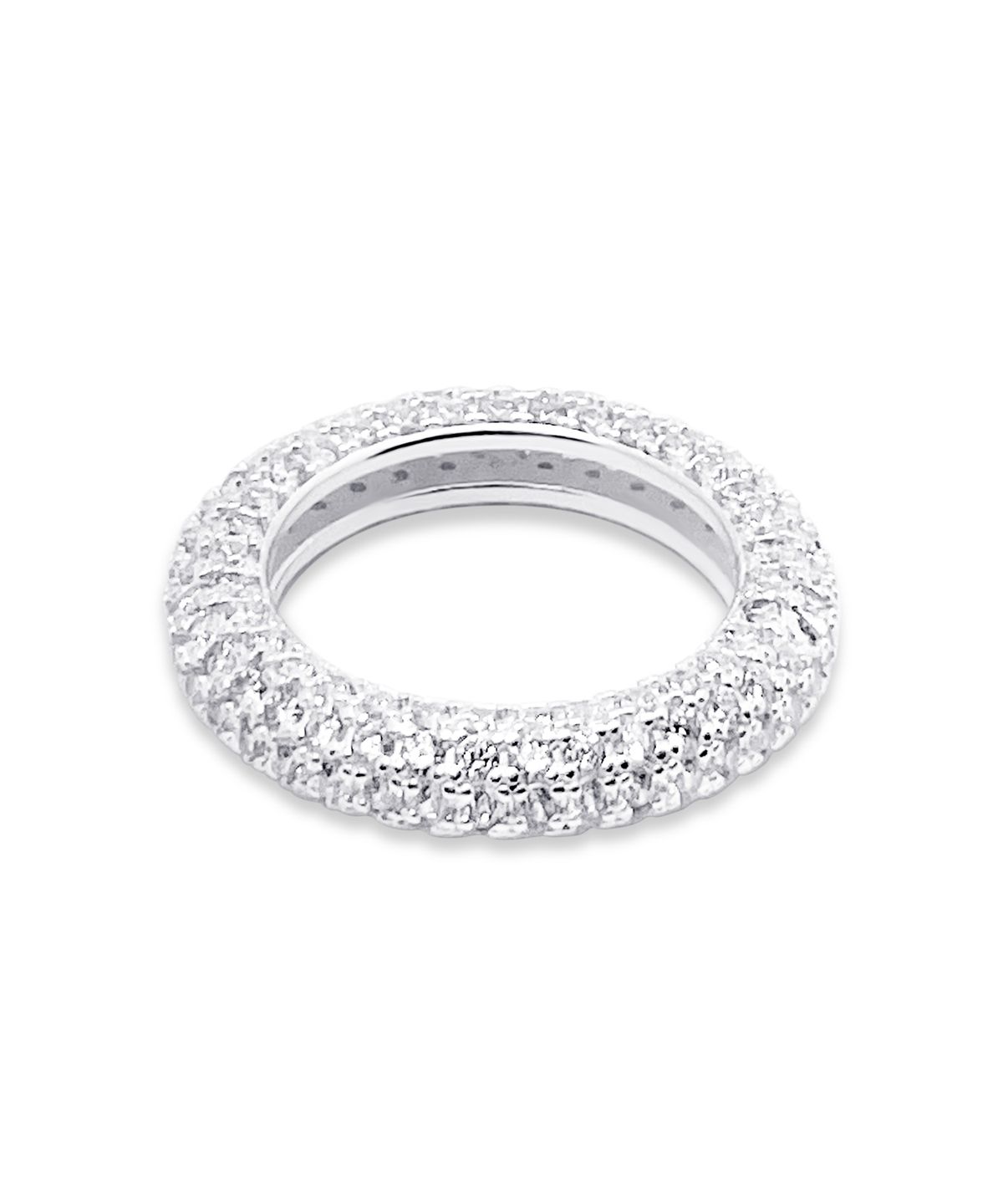 레인드랍 쥬얼리(RAINDROP JEWELRY) 레인드랍 도넛 파베 이터니티 반지 [S925]
