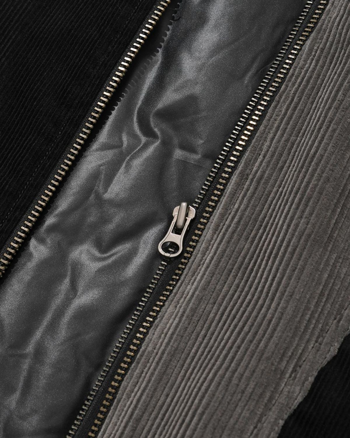 포스333(PHOS333) V2 Layered Effect Bomber Jacket/Black