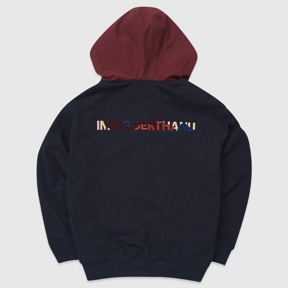 부붐(BOOVOOM) [빅사이즈]Camouflage Hoodie Jumper Indigo