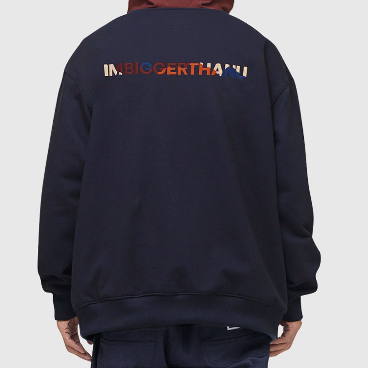 부붐(BOOVOOM) [빅사이즈]Camouflage Hoodie Jumper Indigo