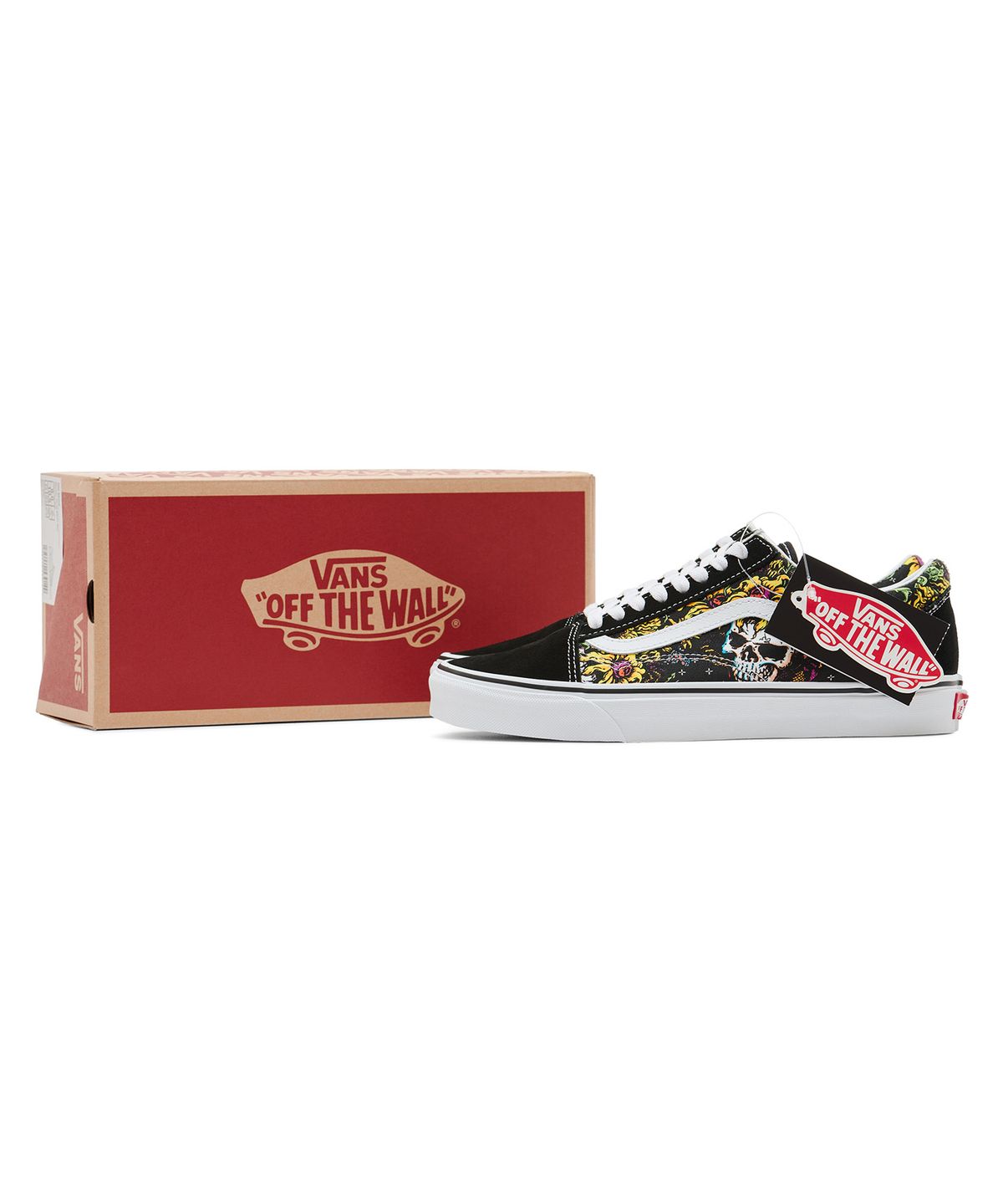 반스(VANS) 올드스쿨 - (뷰티 스컬) 블랙:트루 화이트 / VN0A7Q2J6401