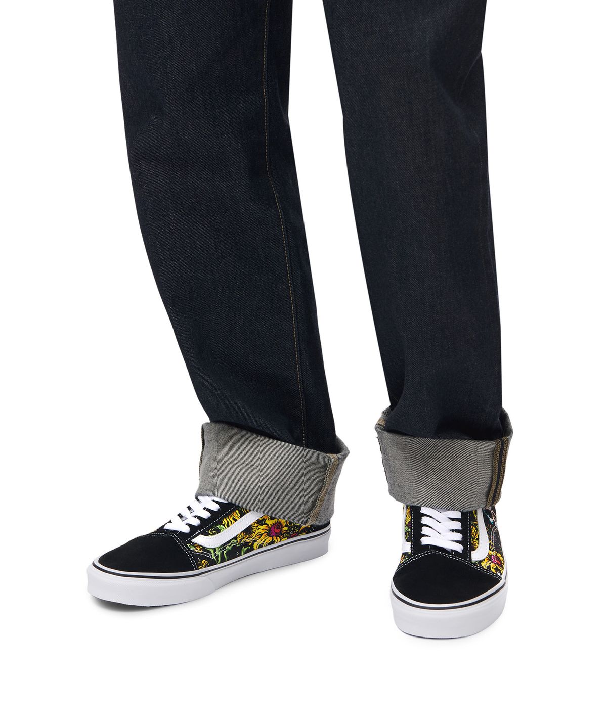 반스(VANS) 올드스쿨 - (뷰티 스컬) 블랙:트루 화이트 / VN0A7Q2J6401