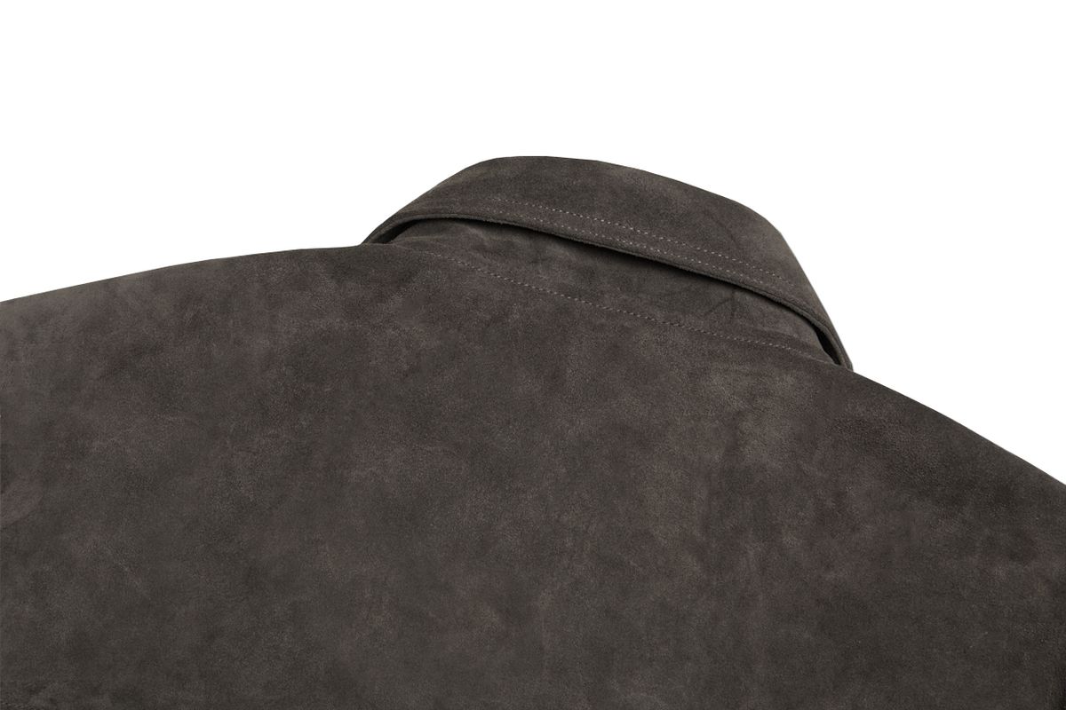 디아프바인(DIAFVINE) DV.LOT 652 OPU Calf Split Blouson -Mocha-