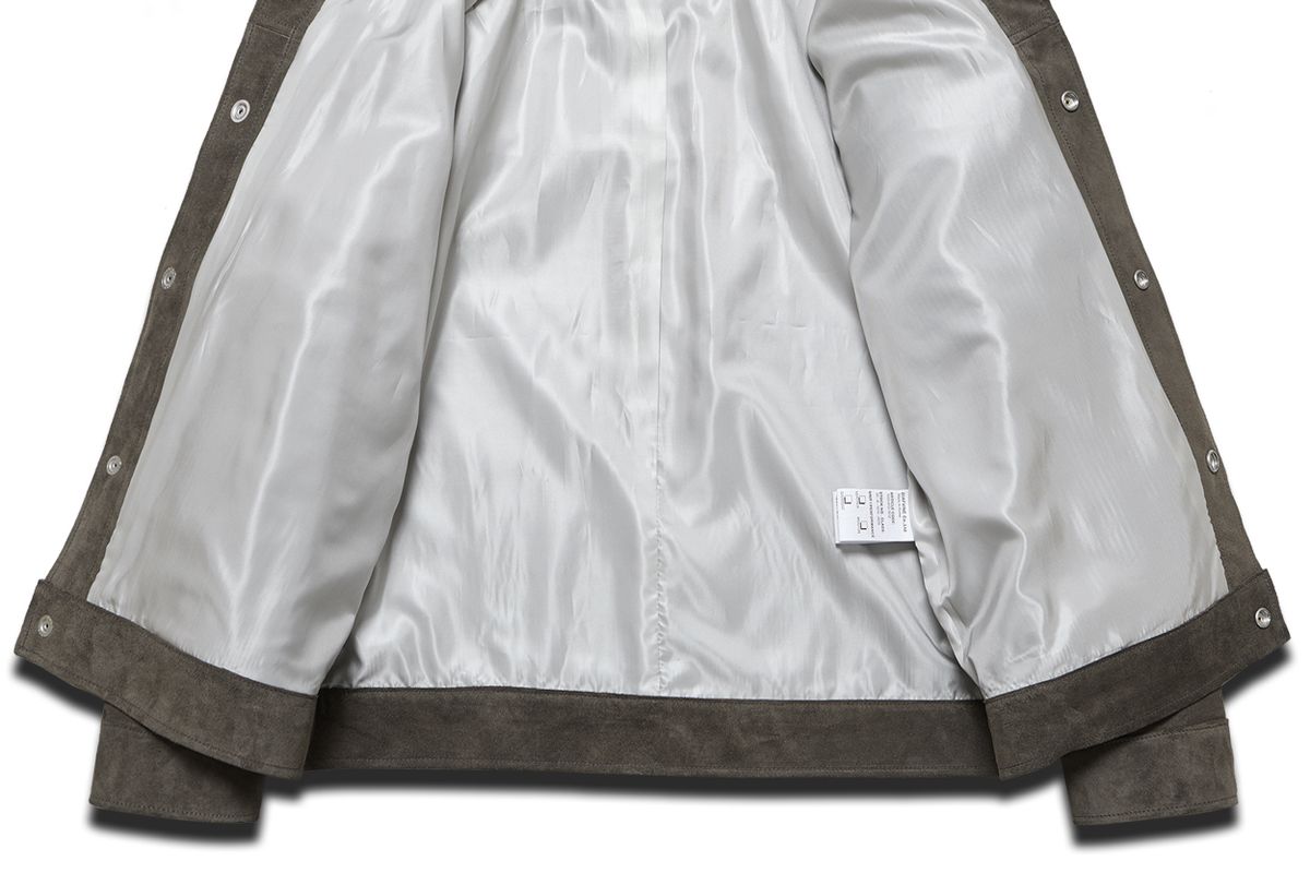 디아프바인(DIAFVINE) DV.LOT 652 OPU Calf Split Blouson -Mocha-