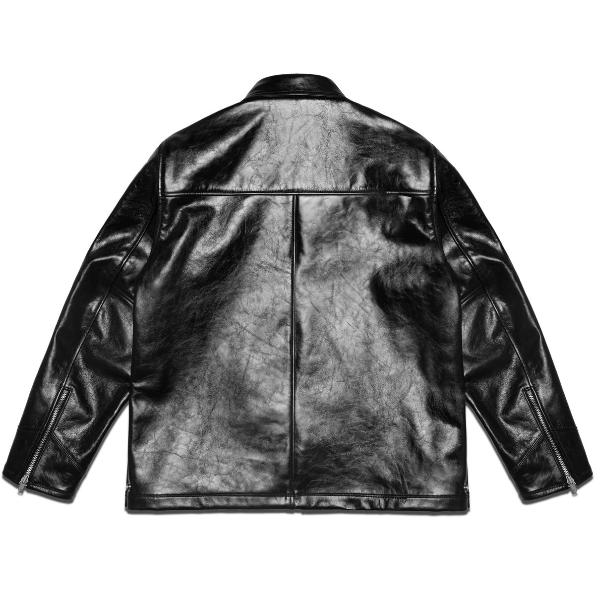 디아프바인(DIAFVINE) DV.LOT 650 Police Calf skin Crack -Black-