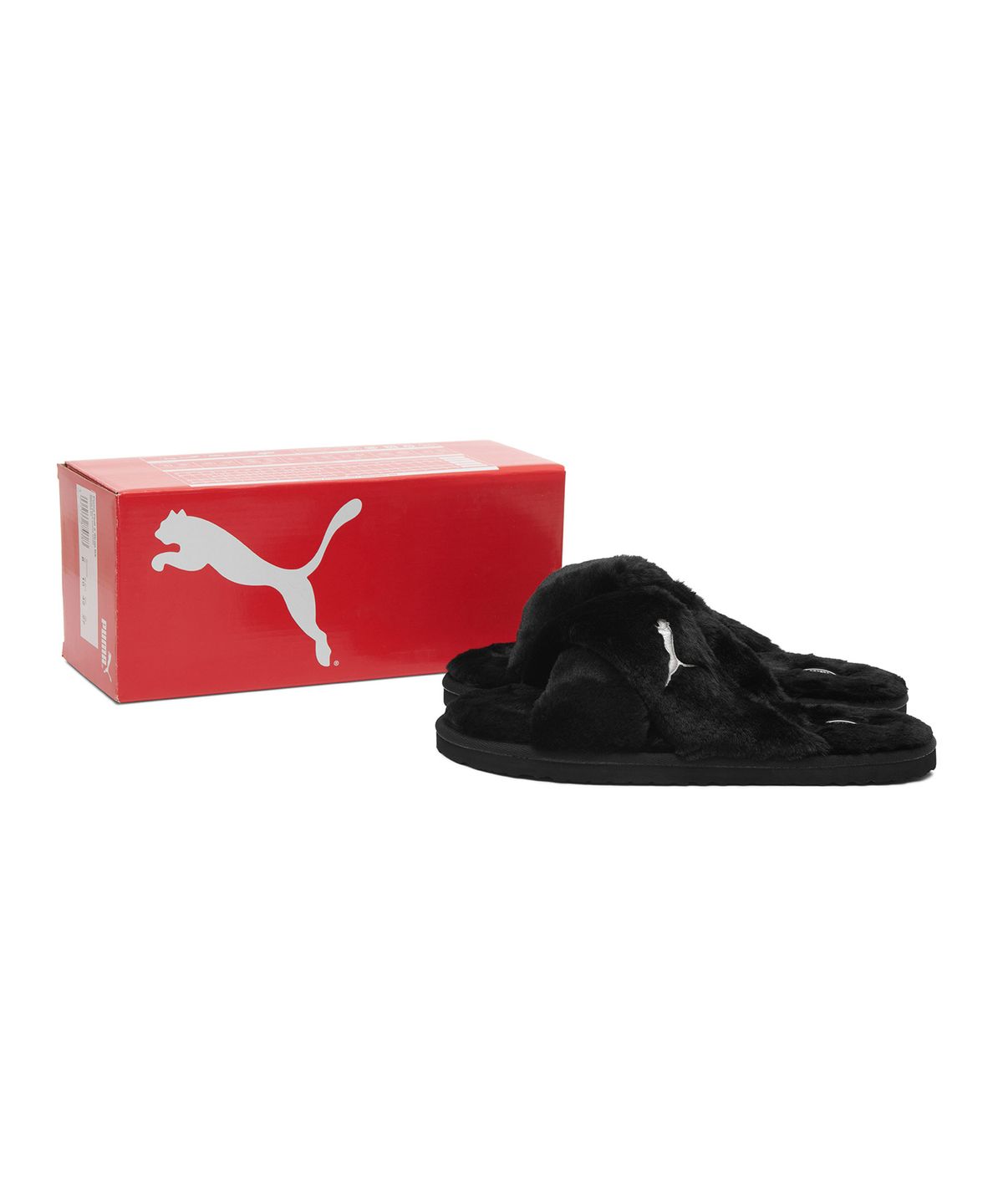 푸마(PUMA) 플러프 X 스트랩 BX - 블랙:화이트 / 385352-01