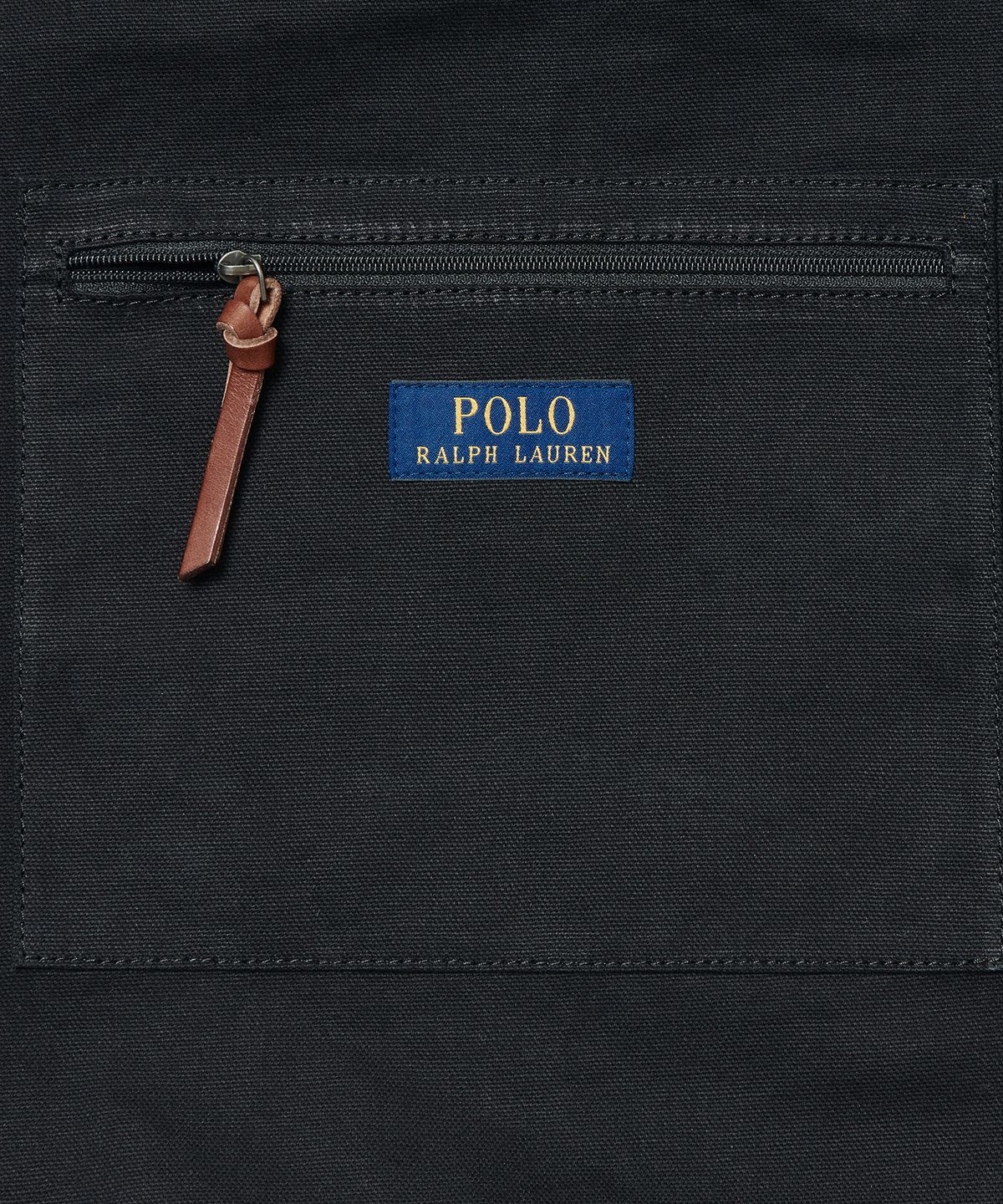 폴로 랄프 로렌(POLO RALPH LAUREN) 캔버스 쇼퍼 토트 - 블랙