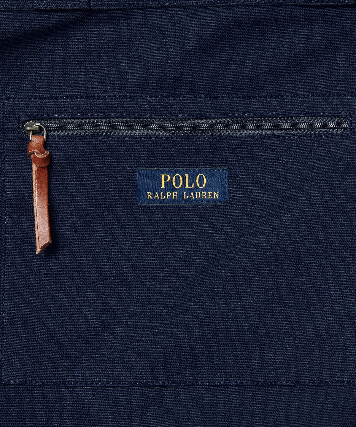 폴로 랄프 로렌(POLO RALPH LAUREN) 캔버스 쇼퍼 토트 - 네이비