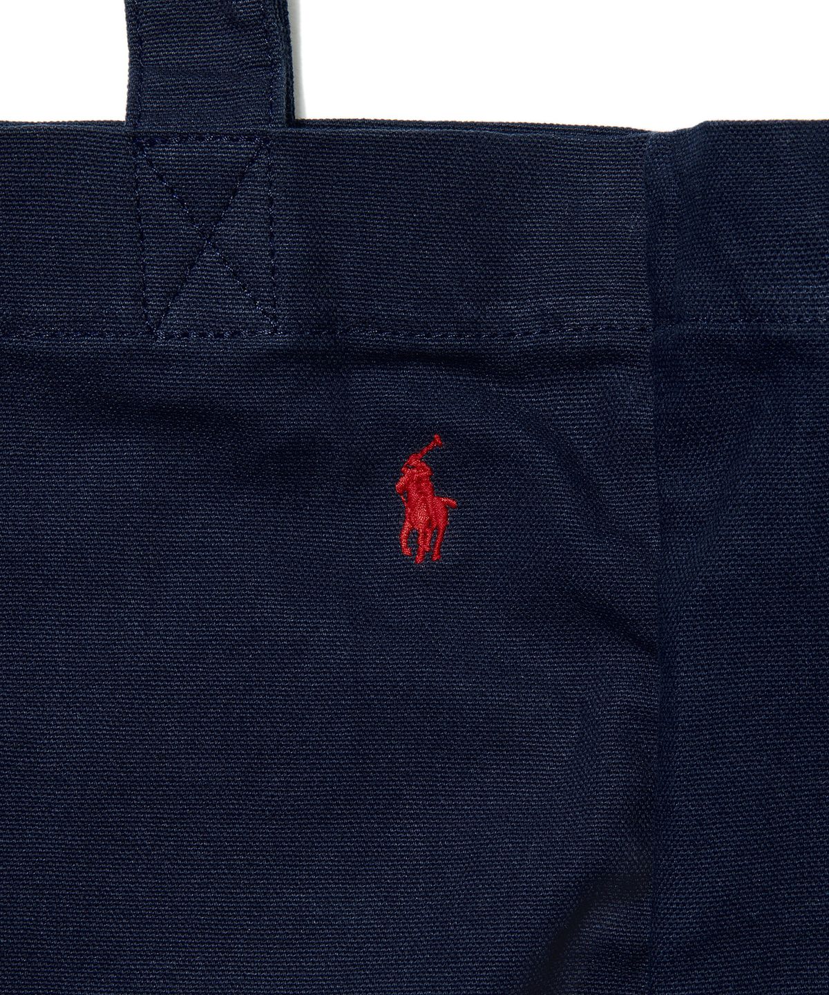 폴로 랄프 로렌(POLO RALPH LAUREN) 캔버스 쇼퍼 토트 - 네이비
