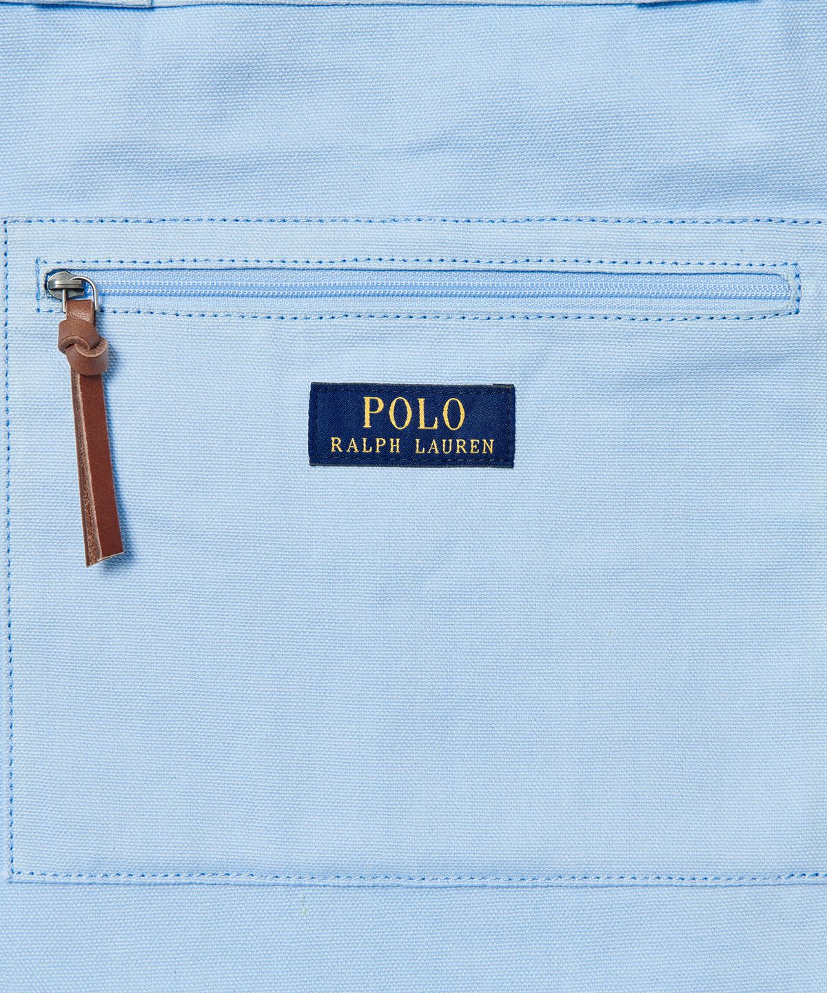 폴로 랄프 로렌(POLO RALPH LAUREN) 캔버스 쇼퍼 토트 - 블루