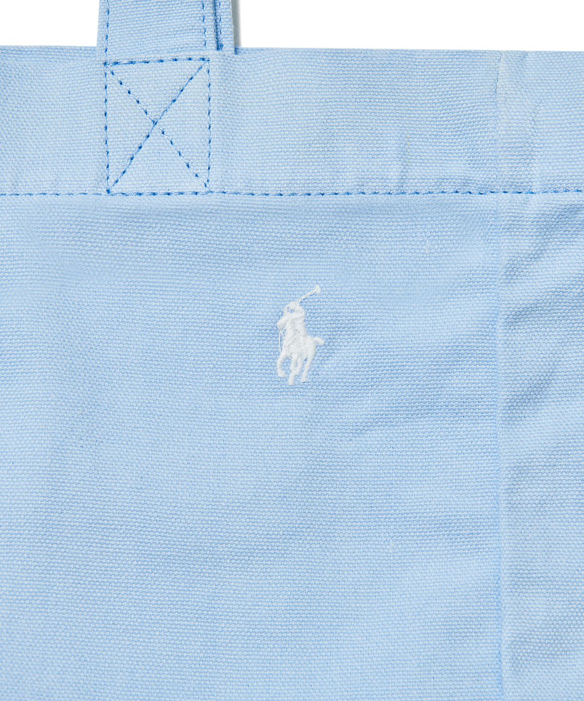 폴로 랄프 로렌(POLO RALPH LAUREN) 캔버스 쇼퍼 토트 - 블루