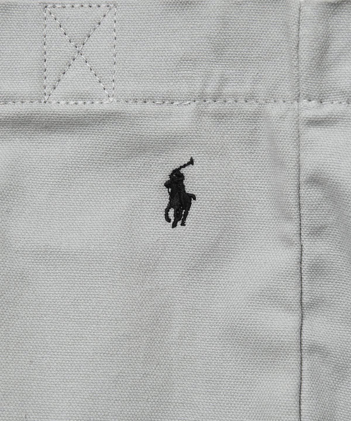 폴로 랄프 로렌(POLO RALPH LAUREN) 캔버스 쇼퍼 토트 - 그레이