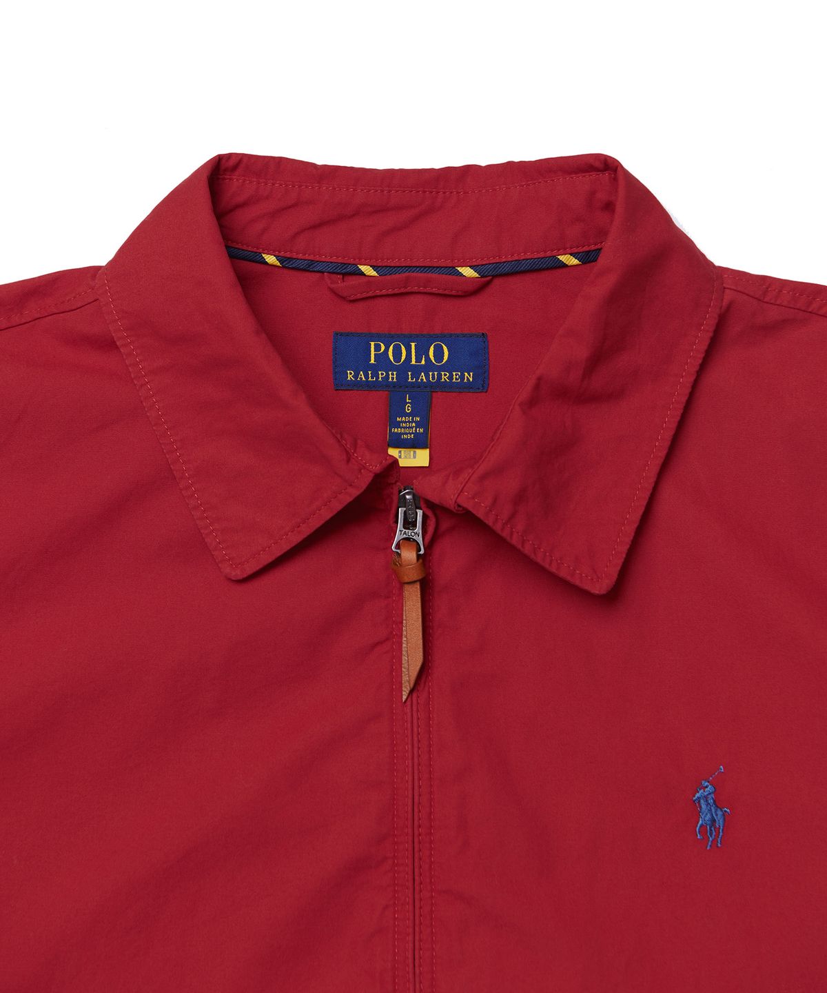폴로 랄프 로렌(POLO RALPH LAUREN) 베이포트 코튼 재킷 - 레드