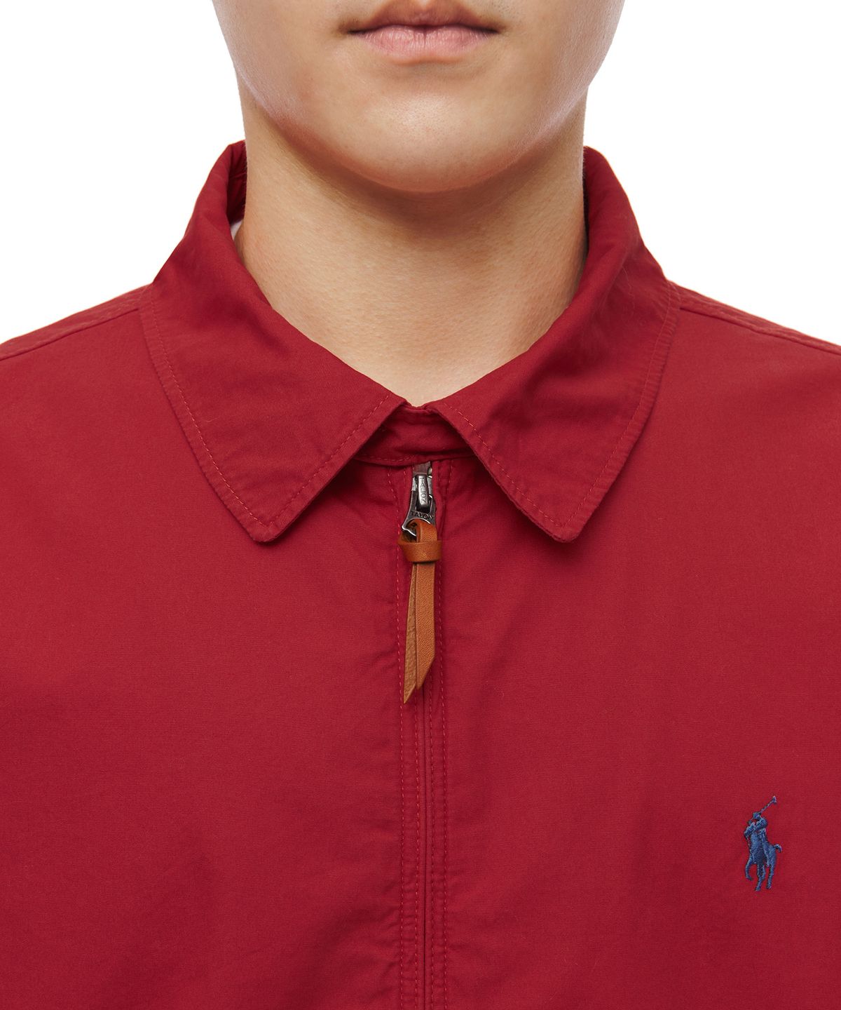 폴로 랄프 로렌(POLO RALPH LAUREN) 베이포트 코튼 재킷 - 레드
