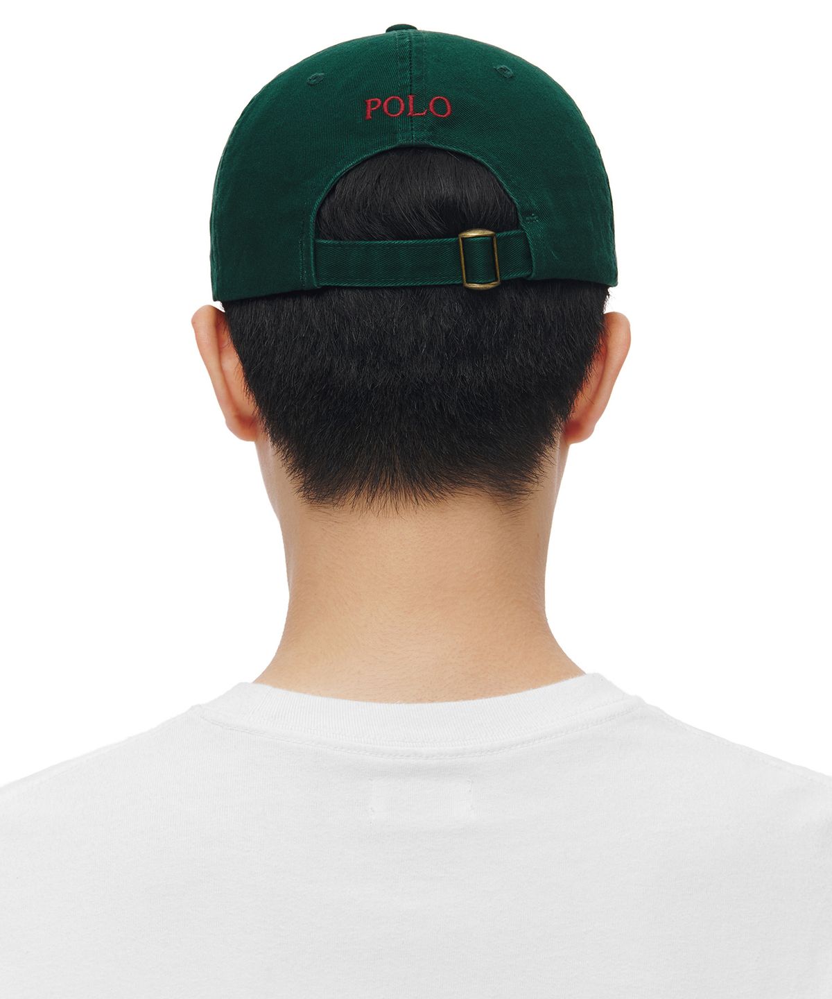 폴로 랄프 로렌(POLO RALPH LAUREN) 코튼 치노 베이스볼 캡 - 그린