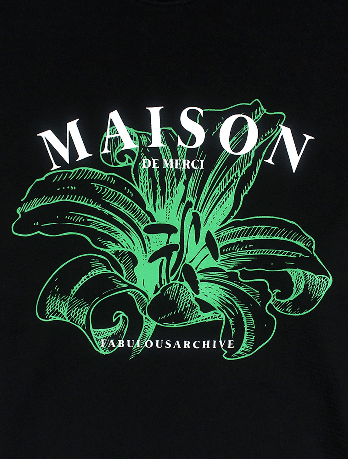 라 메종 스튜디오(LA MAISON STUDIO) UNISEX 레귤러핏 르 리스 MAISON 맨투맨(FCB3TS321M)