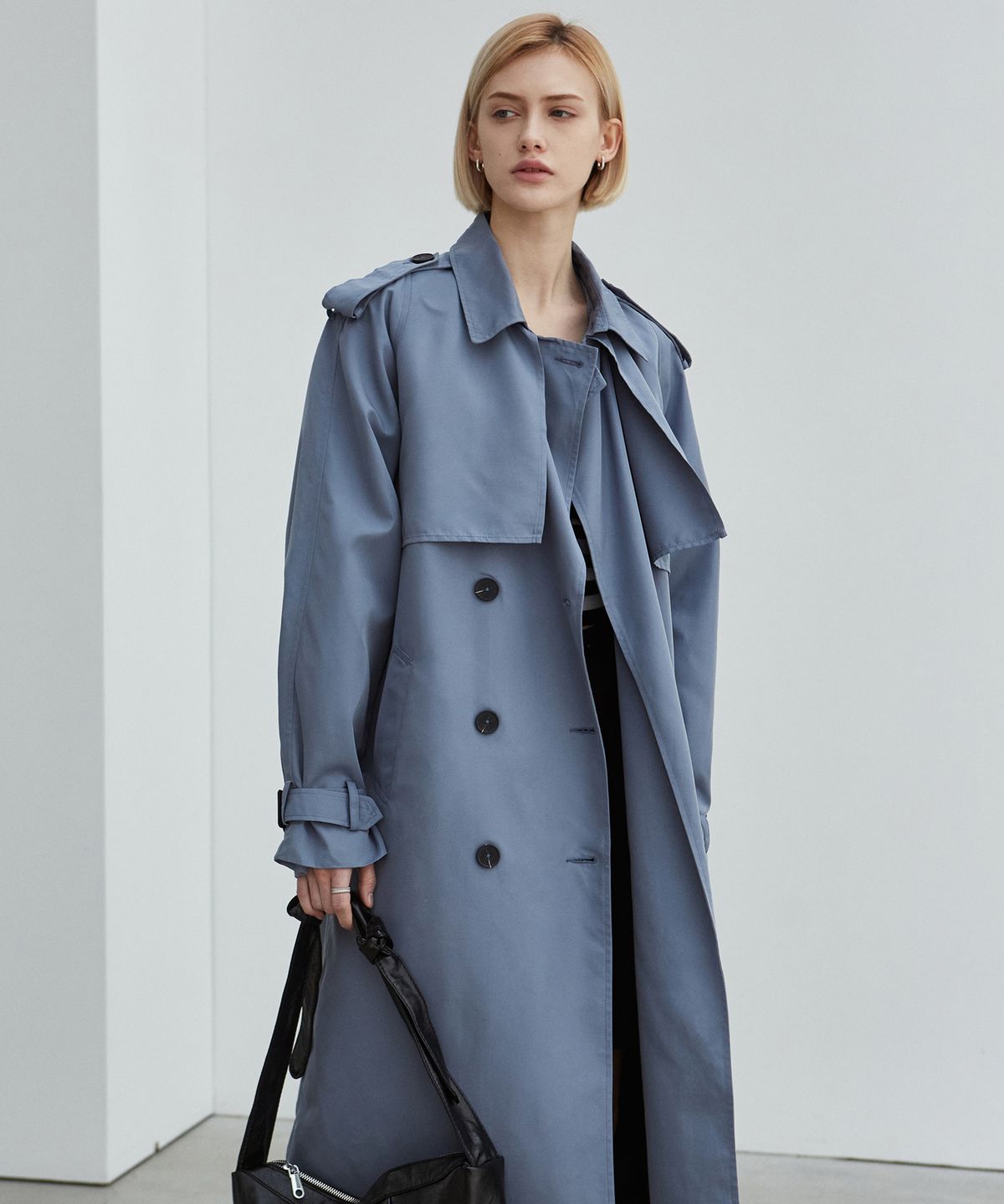 닉앤니콜(NICK&NICOLE) OVERSIZED DOUBLE TRENCH COAT_8COLOR