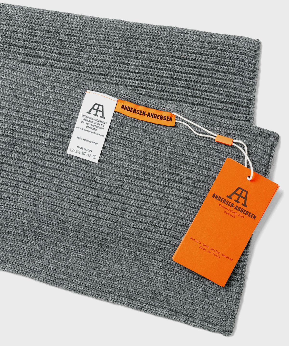 안데르센 안데르센(ANDERSEN ANDERSEN) 와이드 머플러 Grey