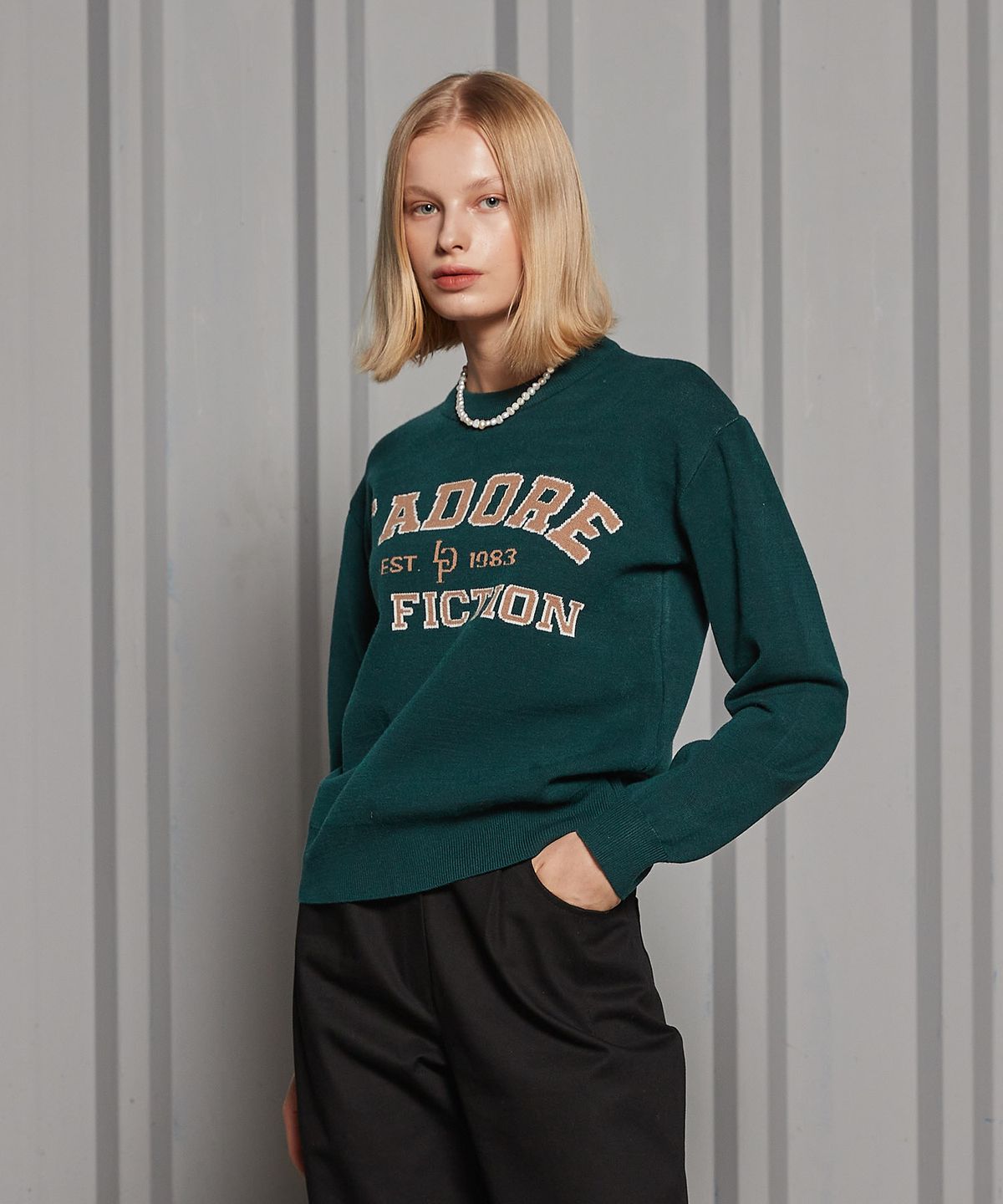 라티젠(LARTIGENT) LR JADORE KNIT(GREEN)