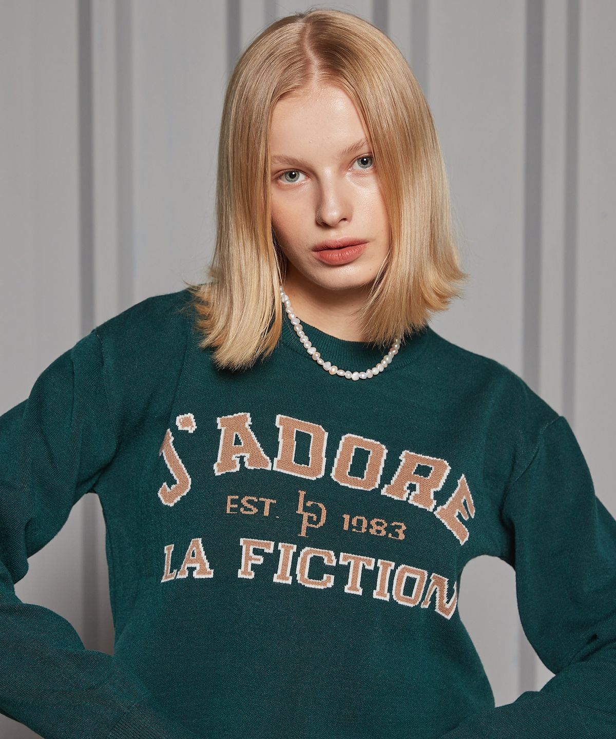 라티젠(LARTIGENT) LR JADORE KNIT(GREEN)